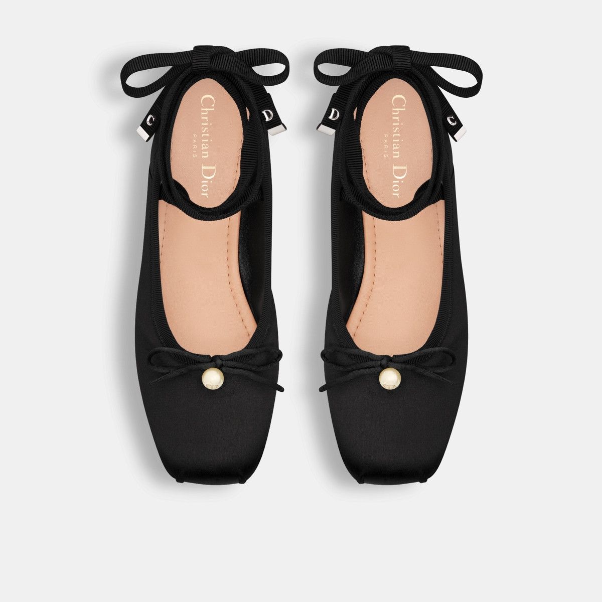 Dior o1w1db10326 D-Joy Ballet Flat in Black Size US 10 / IT 40 - 3 Thumbnail