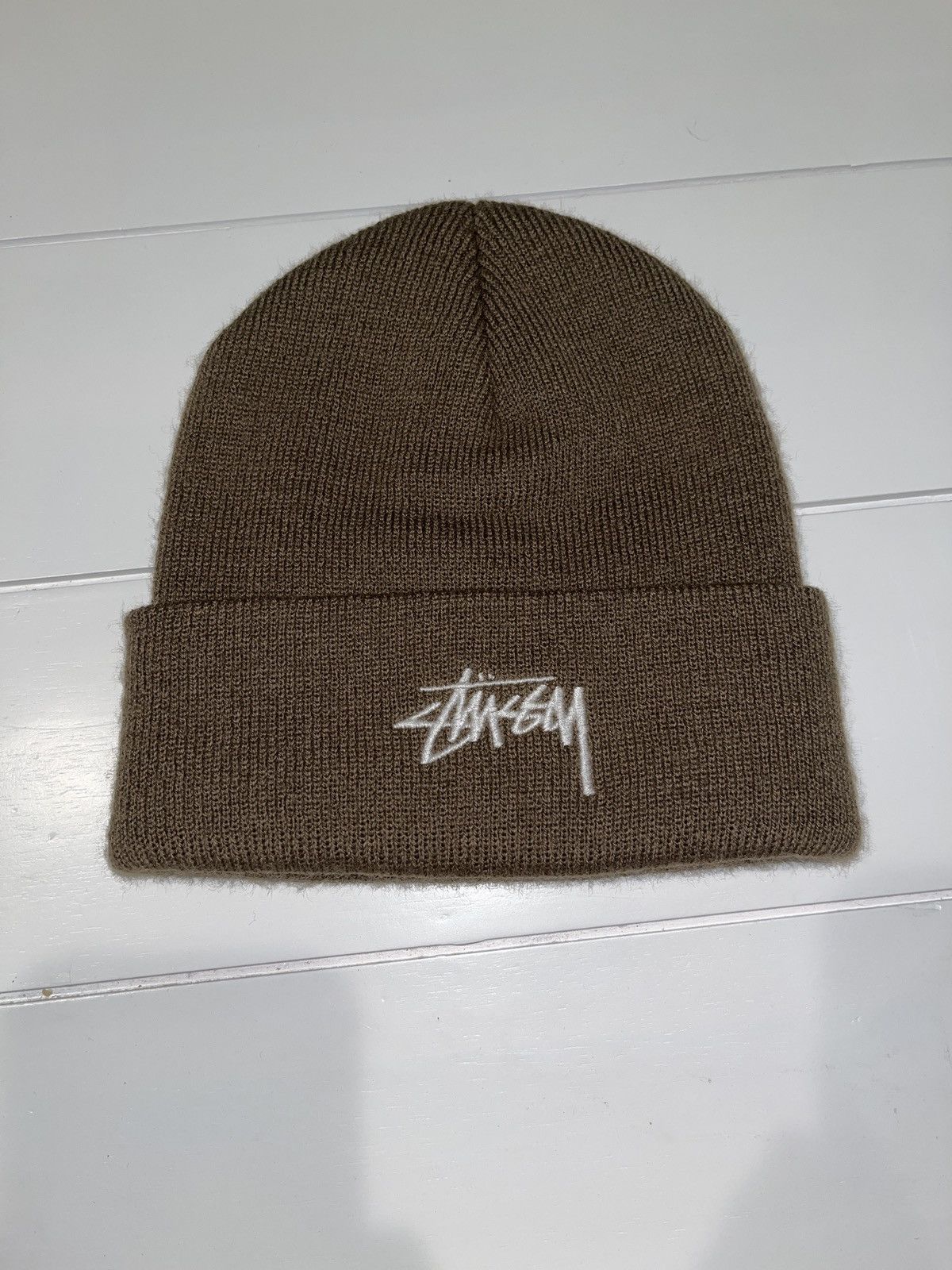 Tessy Cuff Beanie Olive / Brown
