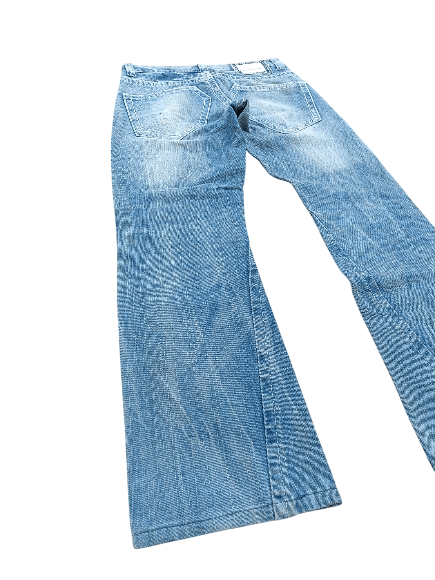 Japanese Brand FLARED Sorridere Rusty Mudwash Distressed Denim Mudmax Size US 31 - 16 Thumbnail