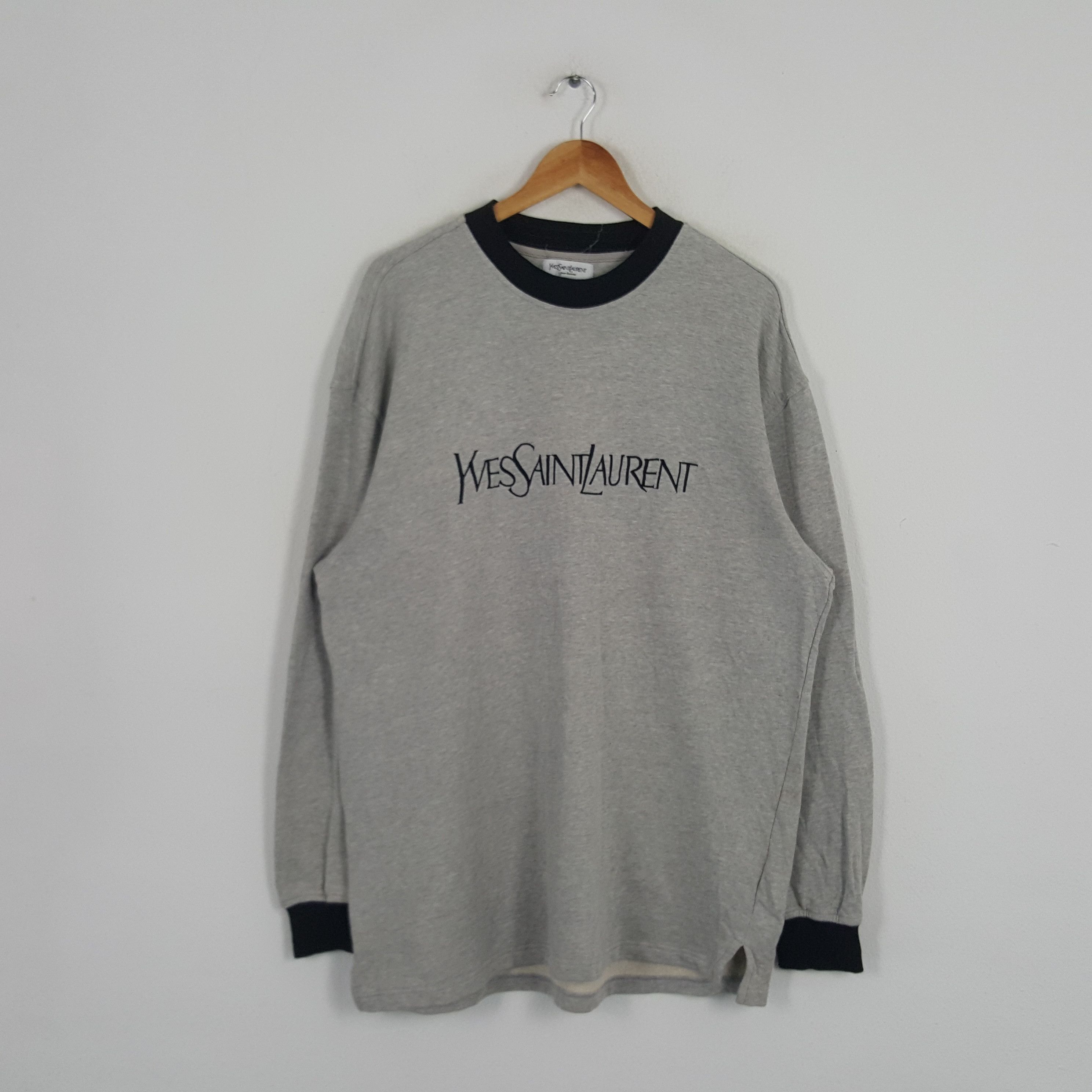 Vintage × Yves Saint Laurent Vintage Yves Saint Laurent Italian Brand Tshirt Size US XL / EU 56 / 4 - 1 Thumbnail