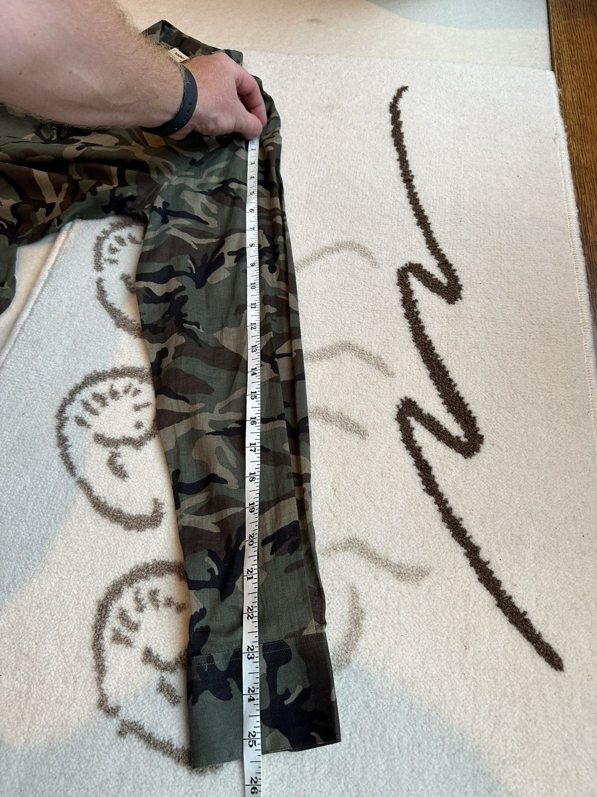 Saint Laurent Paris SS16 Saint Laurent camouflage camo shirt 😍 38 Size US M / EU 48-50 / 2 - 7 Thumbnail