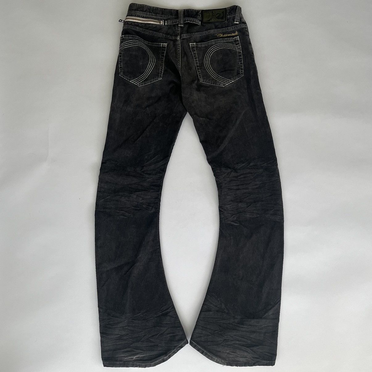 Japanese Brand CharmCult 2000's J-Cut Flared Corduroy Pants Size US 29 - 1 Thumbnail
