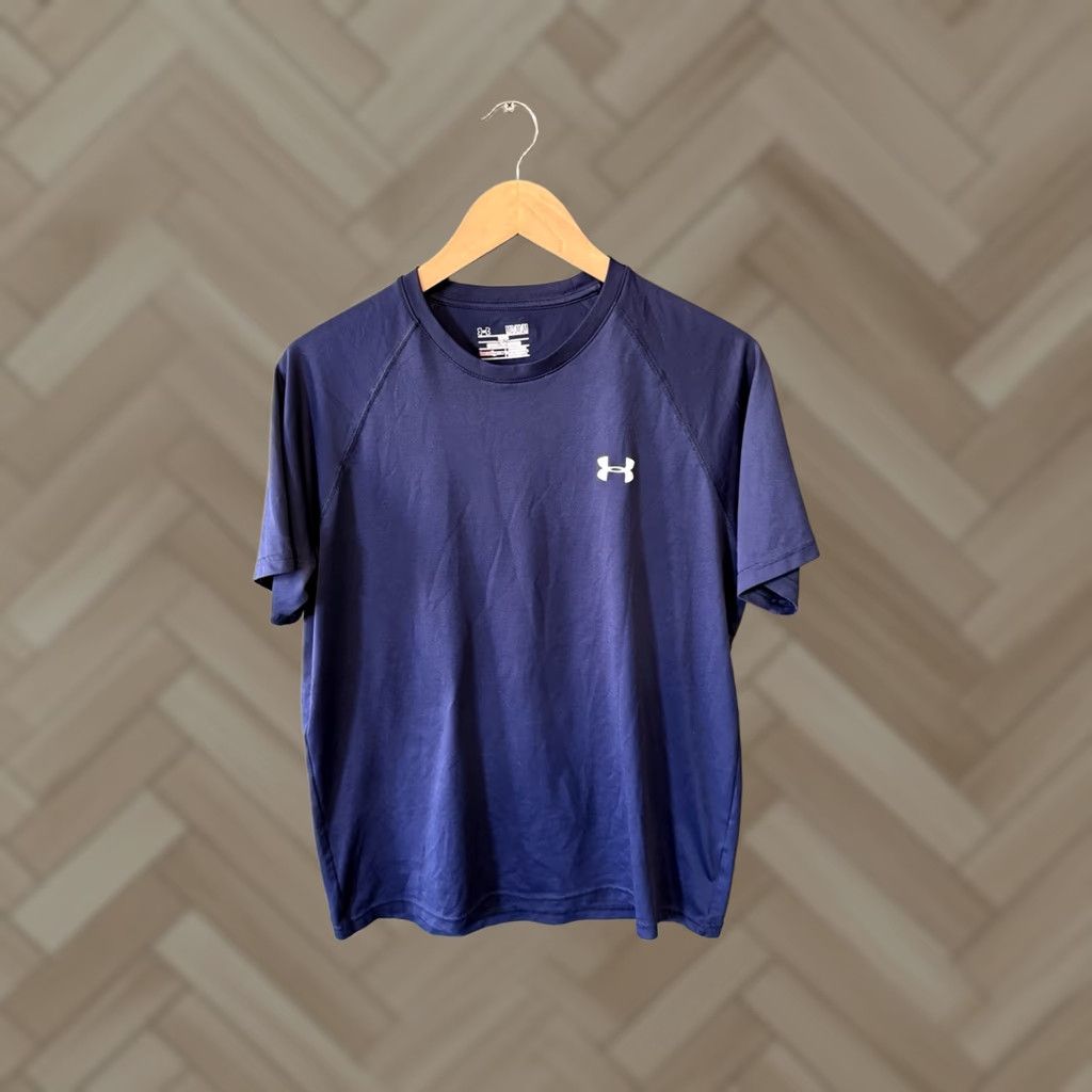 Under Armour Under Armour Mens Blue Short Sleeve T-Shirt Size M Athletic Fit Casual Activewear Mens Shirt Blue Short Sleeve T-Shirt 90s? Size US M / EU 48-50 / 2 - 1 Thumbnail