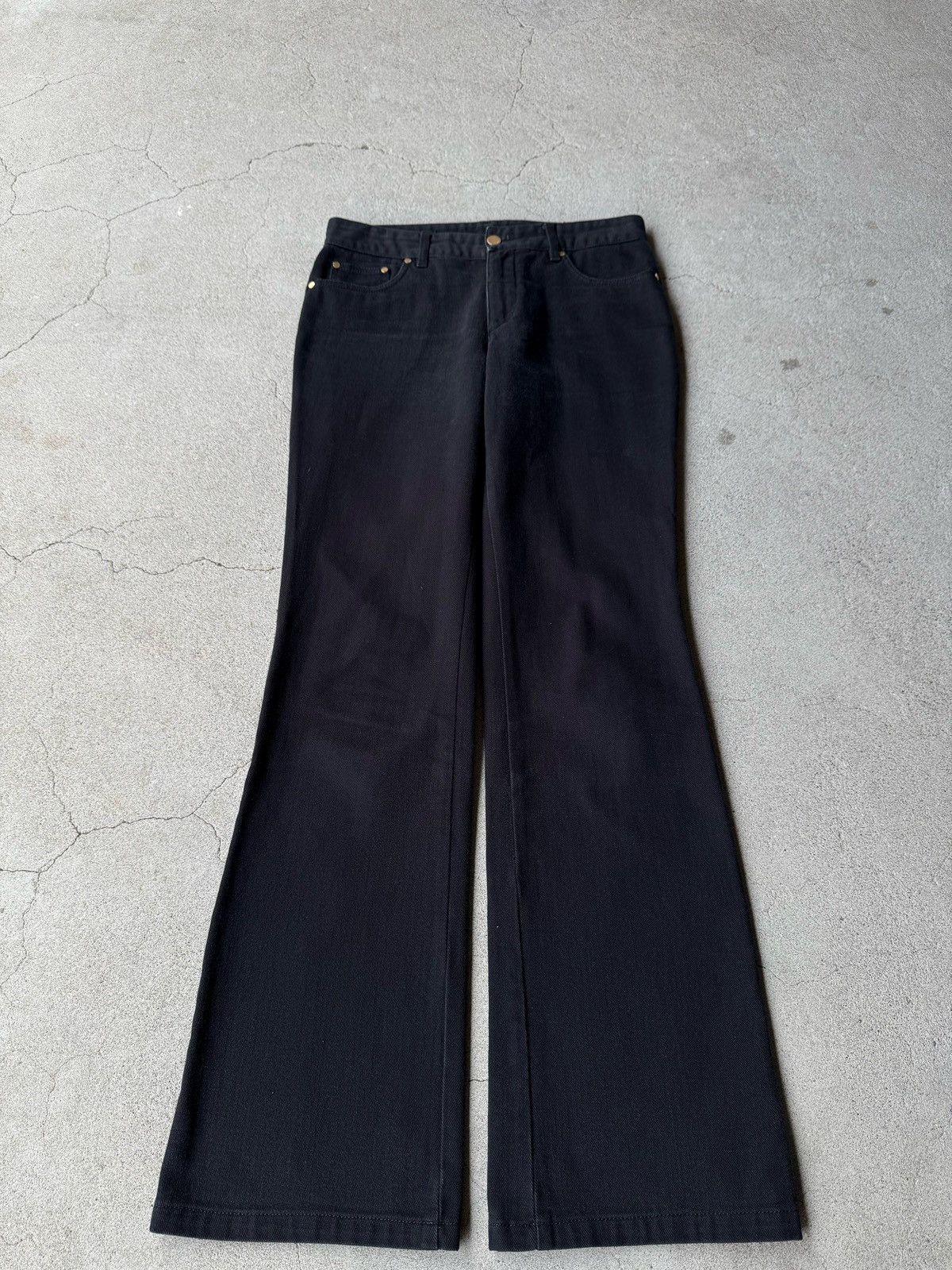 GUCCI 03AW TOM FORD期 Black Bootcut Jeans GUCCI 03AW TOM FORD Black Bootcut Jeans