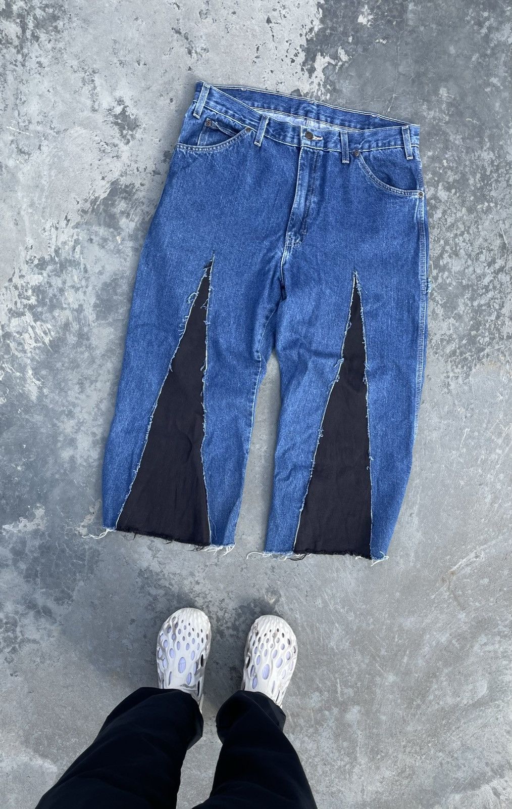 Vintage Vintage Dickies Y2K CRAZY Carpenter Denim Skateboards Pants Size US 32 / EU 48 - 2 Thumbnail