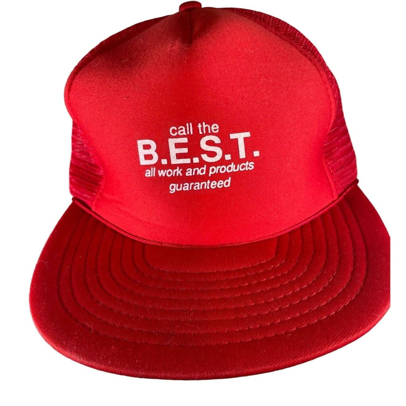 Other Call the B.E.S.T. Streetwear Red Trucker Snapback Hat Size ONE SIZE - 1 Thumbnail