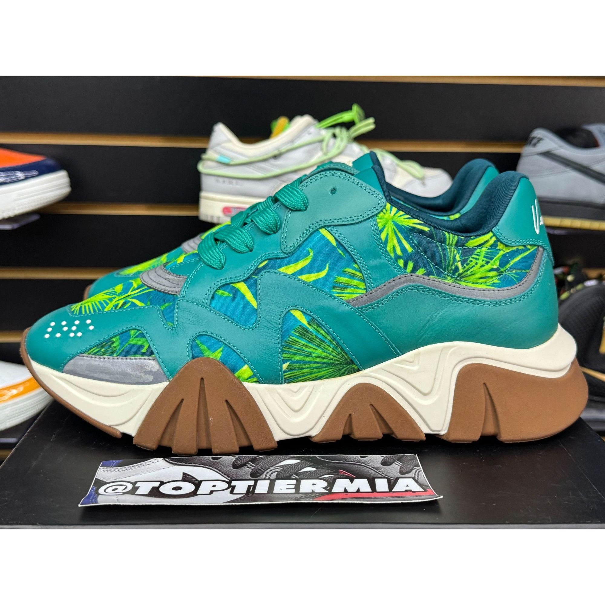 Versace VERSACE SQUALO PALM LEAVES SZ 43 Size US 10 / EU 43 - 5 Thumbnail
