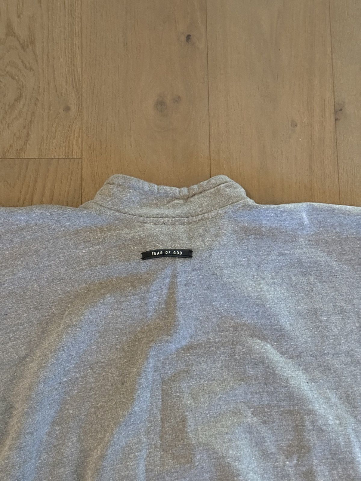Fear of God Fear of God Sixth Collection FG Mock Neck Sweatshirt – Grey Size US XL / EU 56 / 4 - 4 Thumbnail