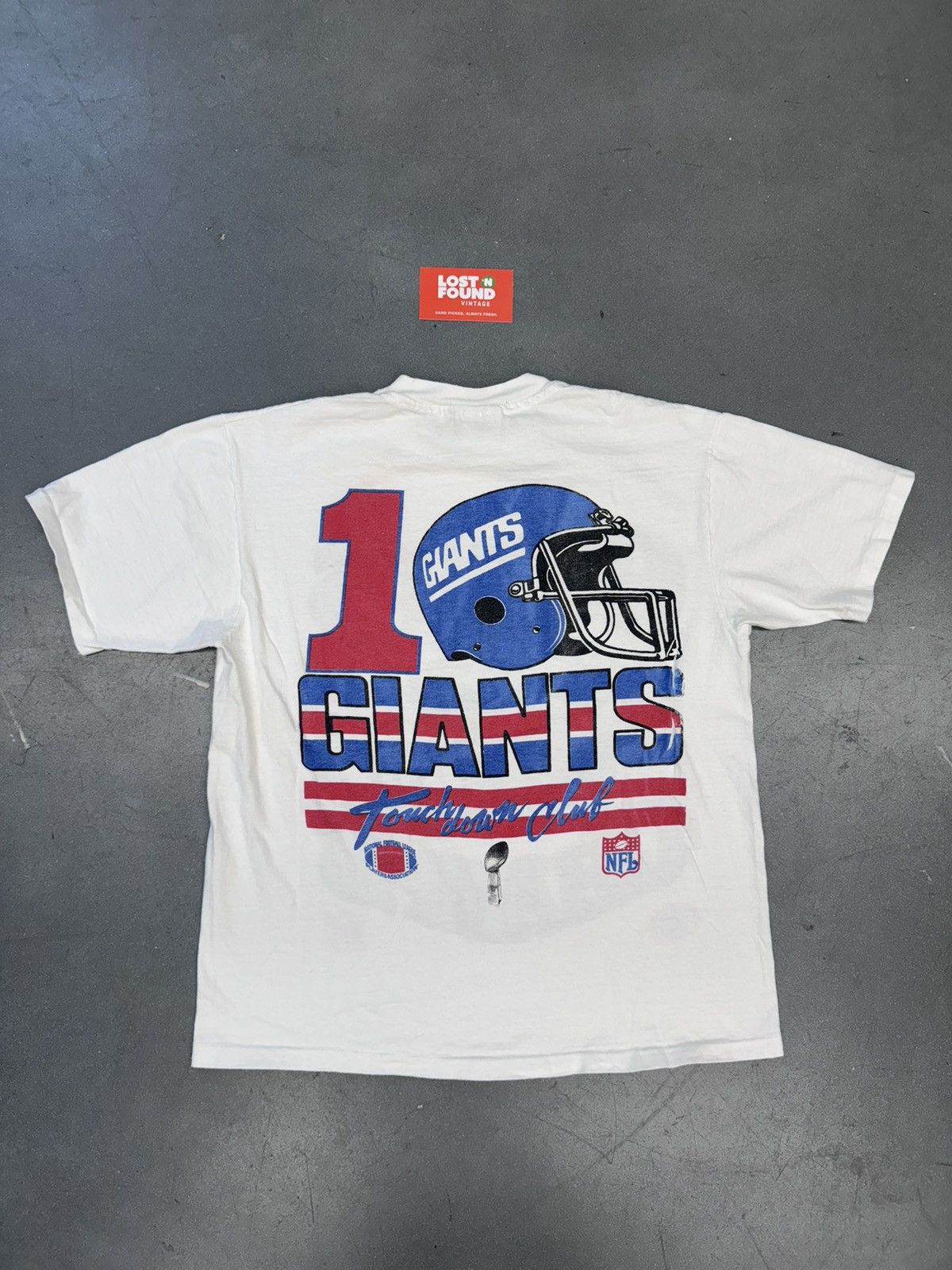NFL × Vintage ‘90s Vintage NFL New York Giants Touchdown Club Tee Size US L / EU 52-54 / 3 - 4 Thumbnail
