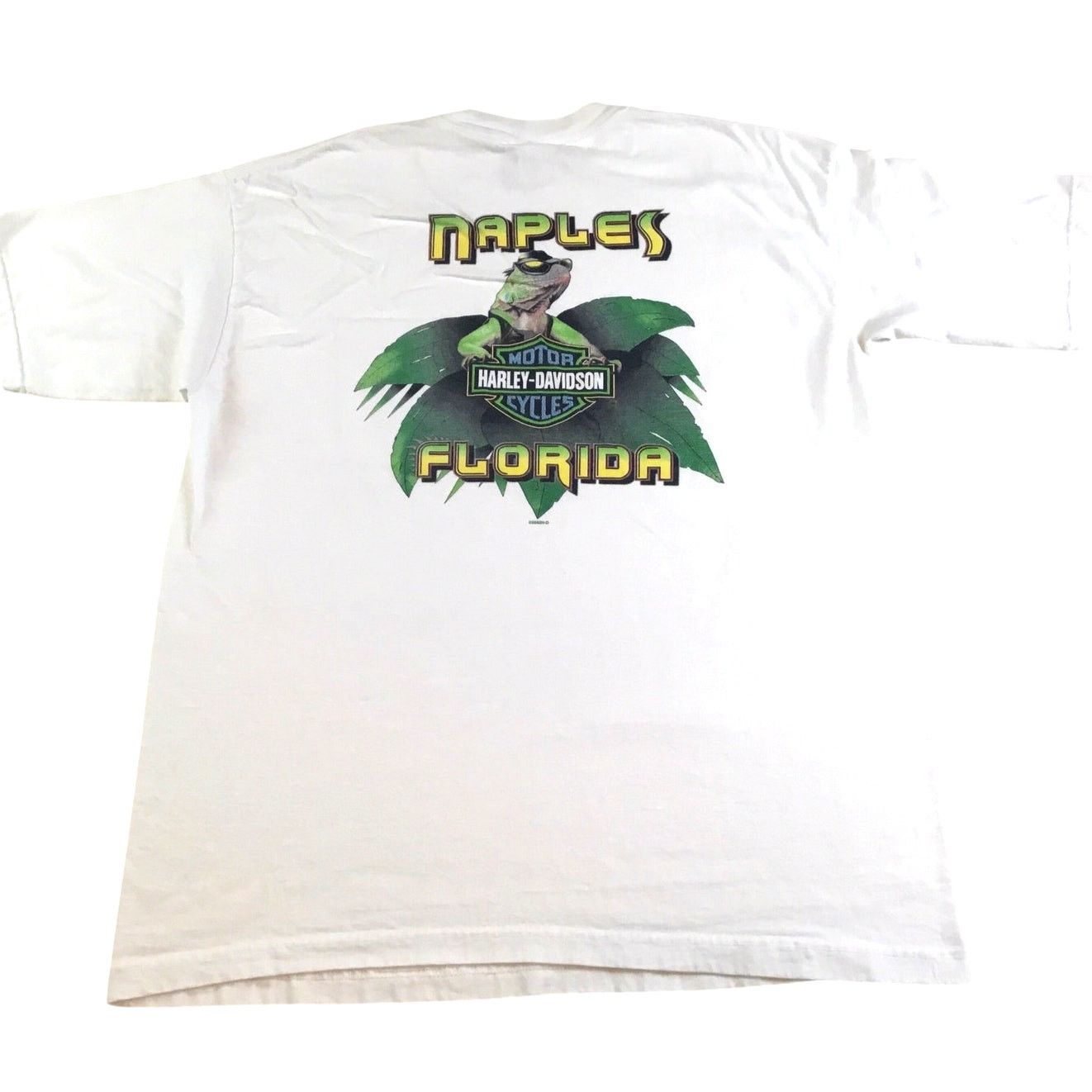Harley Davidson Harley Davidson Naples Florida Pocket T-Shirt Vintage XL Size US XL / EU 56 / 4 - 3 Thumbnail
