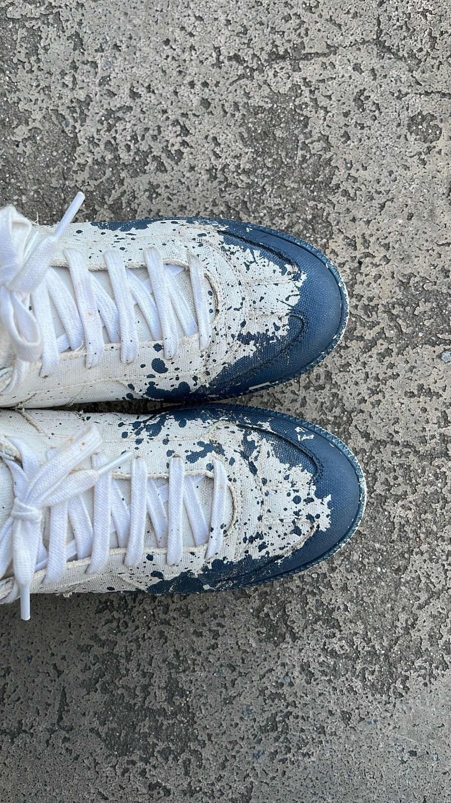 Maison Margiela Maison Margiela Gat Replica Canvas Oil Blue Size US 9 / EU 42 - 4 Thumbnail