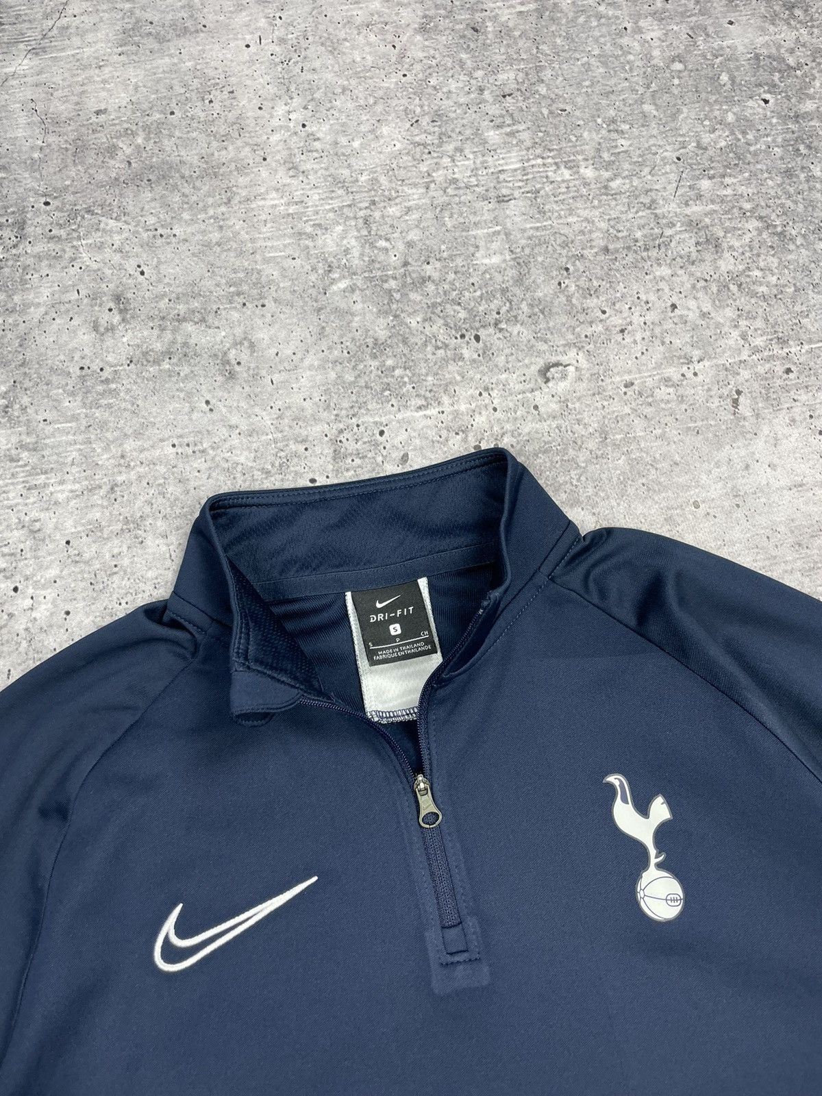 Nike × Vintage Vintage Nike Tottenham Y2K Style Training Zip Sweatshirt Size US S / EU 44-46 / 1 - 6 Thumbnail