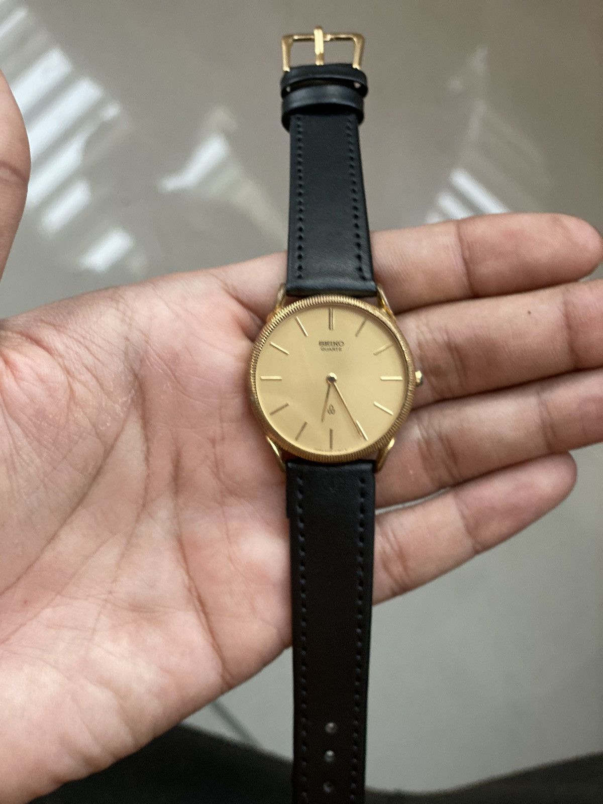 Japanese Brand × Seiko × Vintage Vintage Seiko Quartz Gold Japan Slim 6120-7130 Size ONE SIZE - 10 Thumbnail