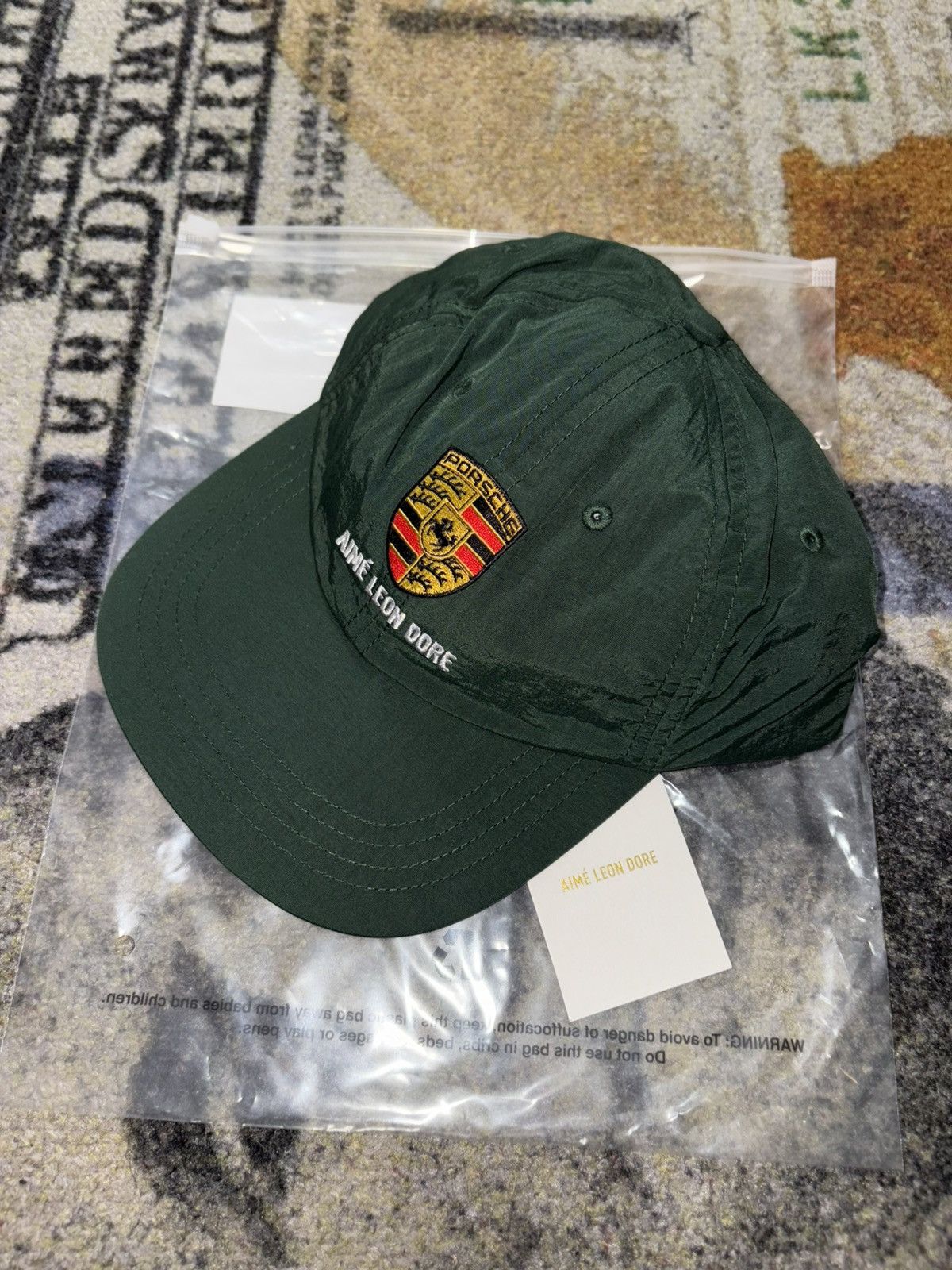 エメレオンドレ　ポルシェ　ナイロンキャップ 新品】Aime Leon Dore x Porsche エメレオンドレ Cap (AIME LEON DORE