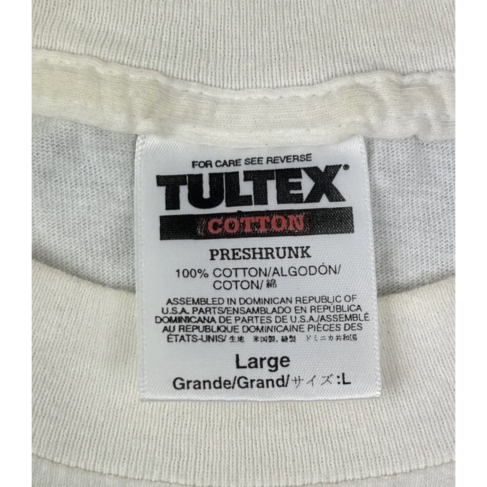 Tultex VINTAGE Tultex 90s T-Shirt Mens L White Graphic Jesus God Religion Walk With The Wise USA Size US L / EU 52-54 / 3 - 3 Thumbnail