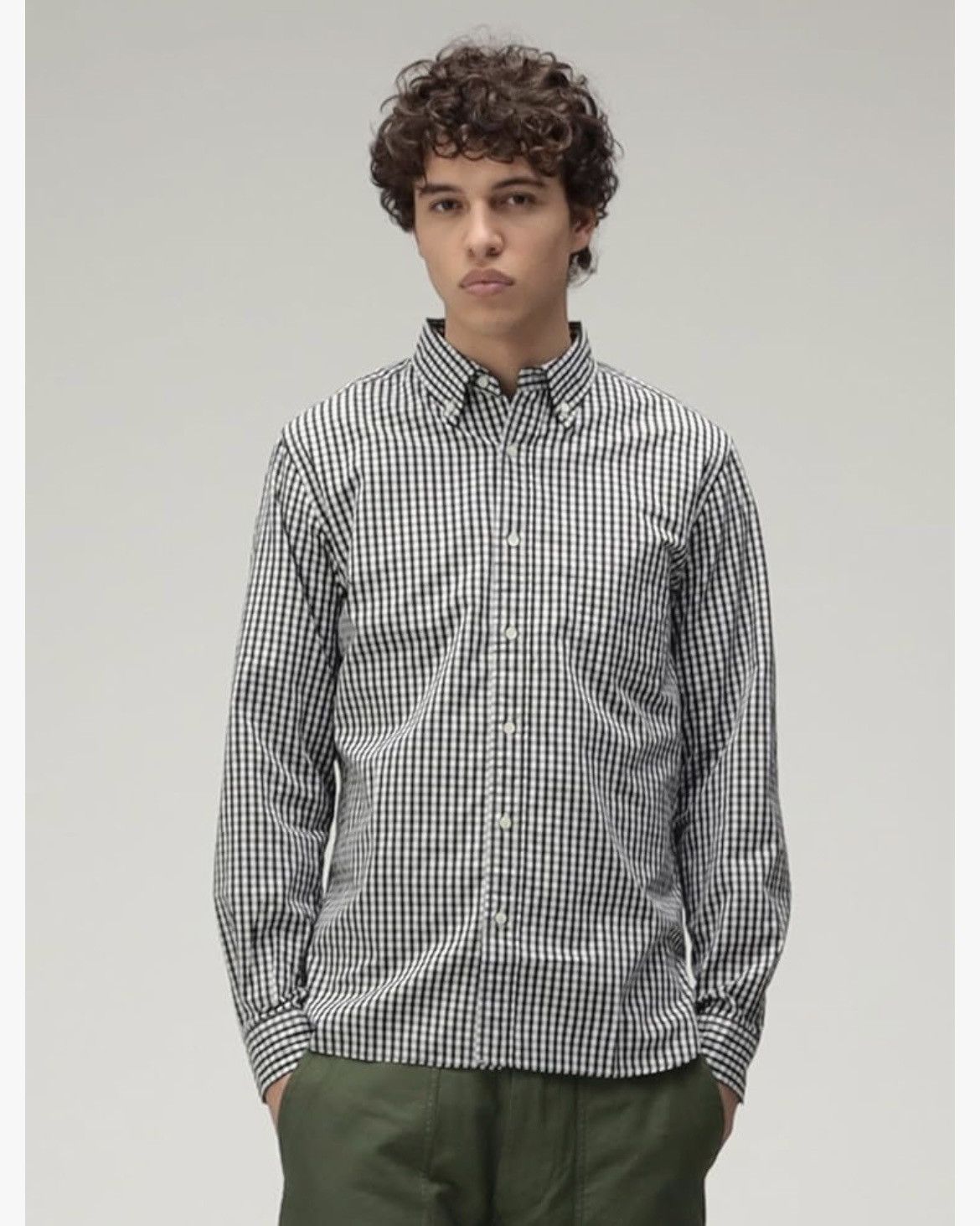 Beams Plus 2000s BEAMS PLUS Men’s Broad Gingham Check Button Down Shirt Size US S / EU 44-46 / 1 - 4 Thumbnail