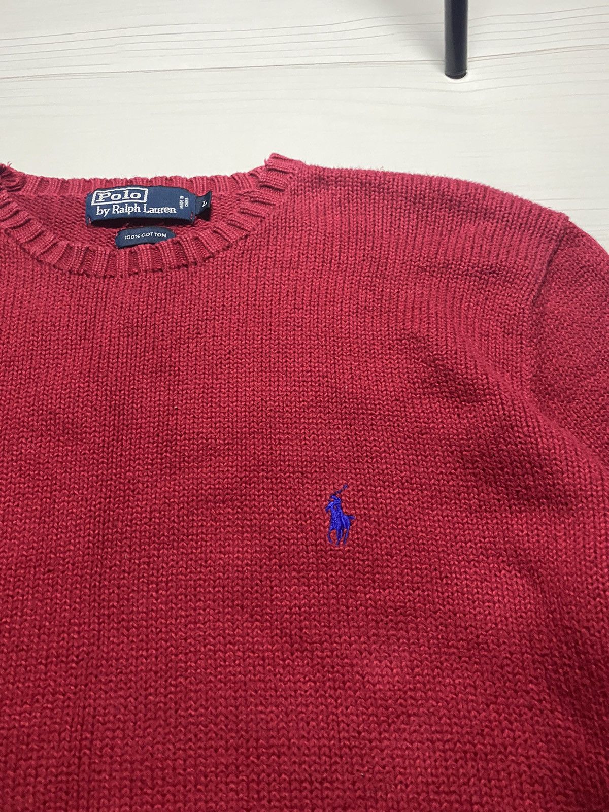 Polo Ralph Lauren Vintage Polo Ralph Lauren knit box fit y2k sweater Size US L / EU 52-54 / 3 - 8 Thumbnail