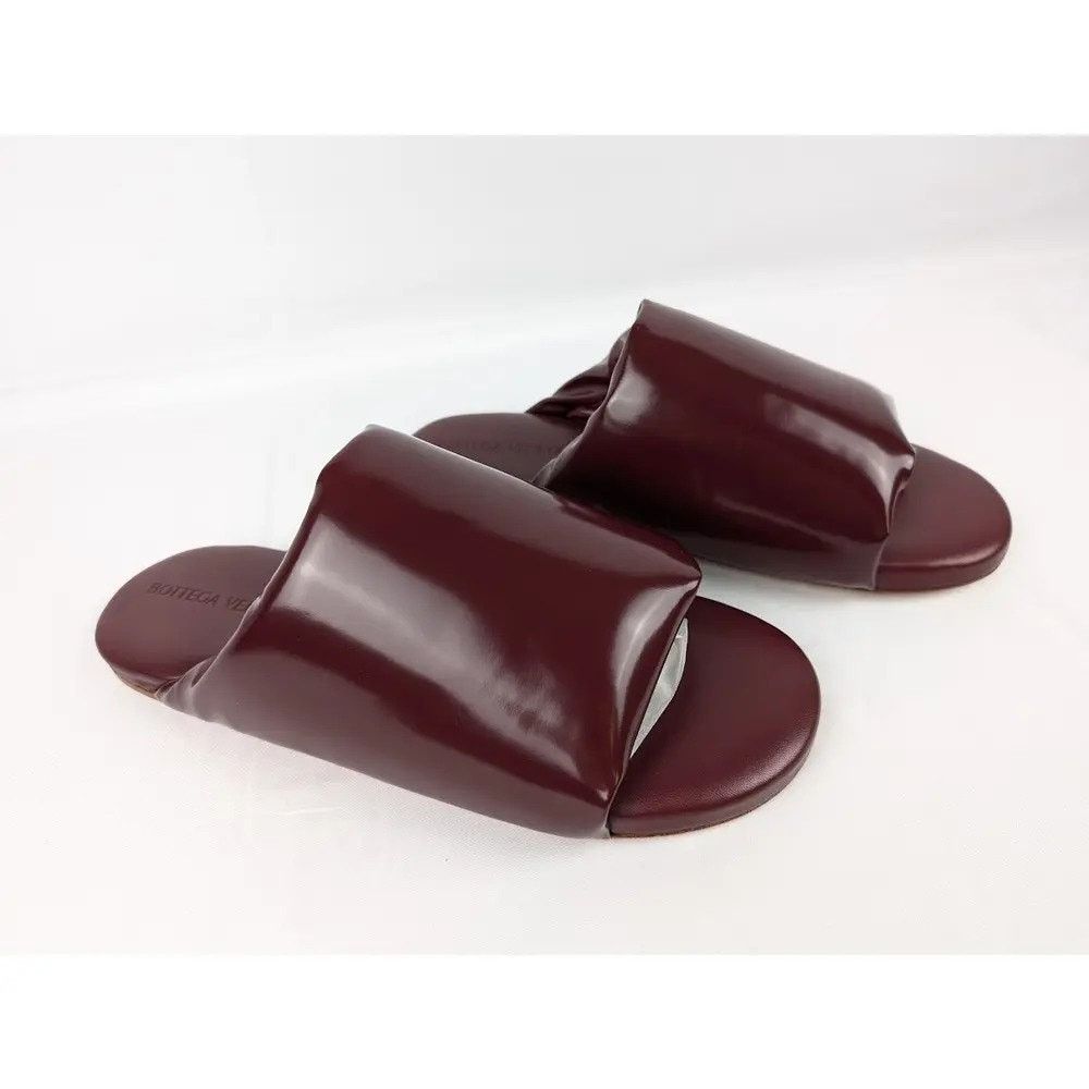 Bottega Veneta o1rshd1 Latex Sandal Leather in Merlot Size US 10 / EU 43 - 11 Thumbnail