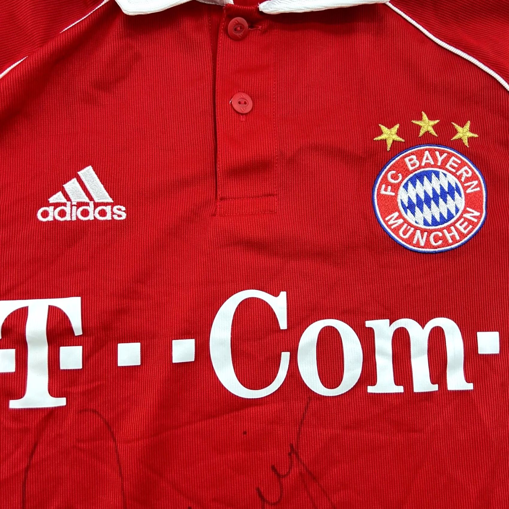 Adidas Bayern Munich Jersey Mens Adidas Football 2006 2007 Home Schweinsteiger Red L Size US L / EU 52-54 / 3 - 6 Thumbnail
