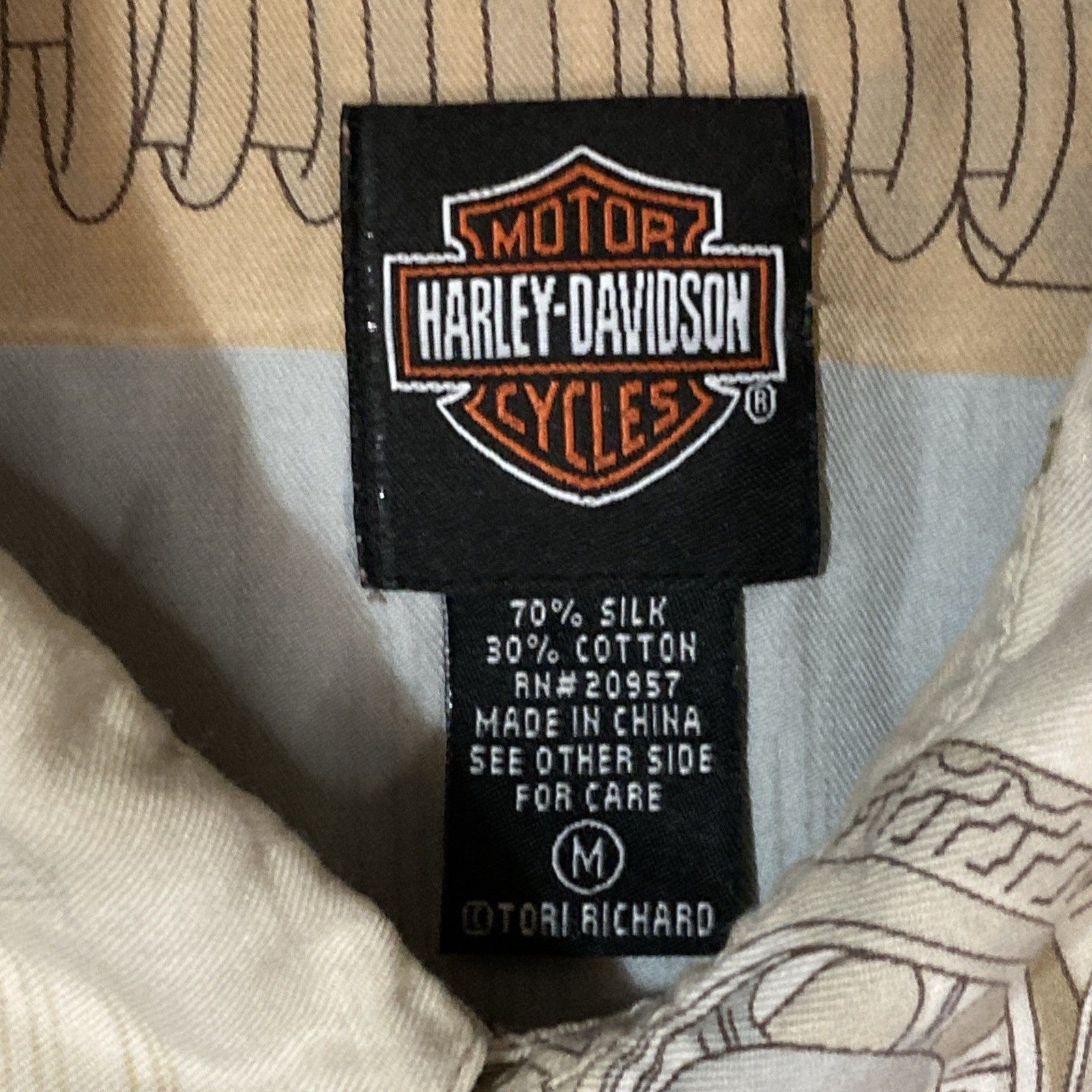 Harley Davidson Harley Davidson Hawaiian Shirt Tori Richard Men’s Size M Size US M / EU 48-50 / 2 - 3 Thumbnail