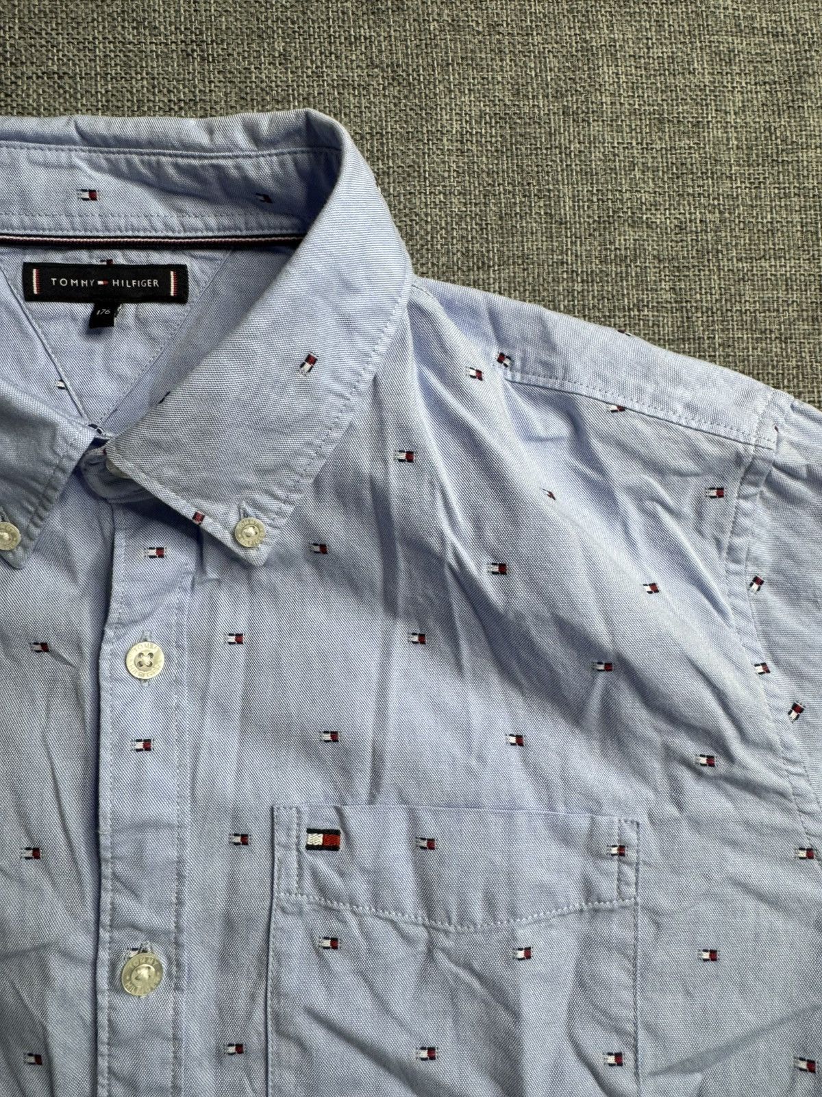 Tommy Hilfiger Tommy Hilfiger shirt multi logo Size US S / EU 44-46 / 1 - 1 Thumbnail
