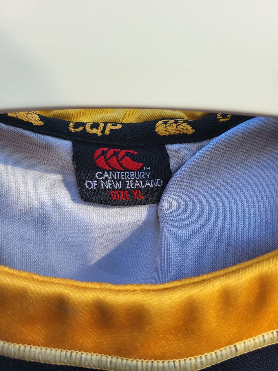 Canterbury of New Zealand Canterbury Cartha Queens Park RFC match worn jersey Size US XL / EU 56 / 4 - 2 Thumbnail