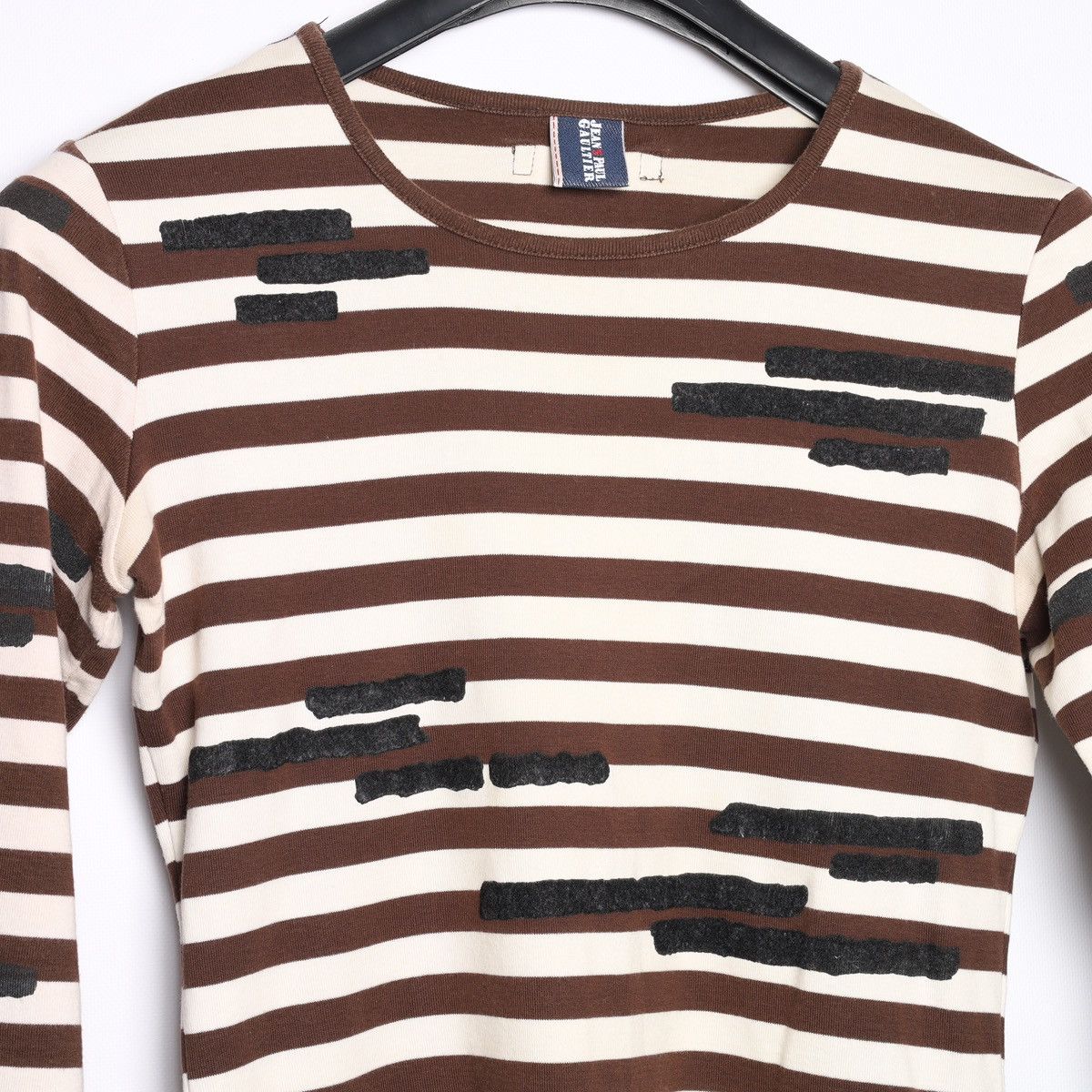 Jean Paul Gaultier Jean Paul Gaultier JPG Stripped Long Sleeve Sailor Top Tee Size S / US 4 / IT 40 - 15 Thumbnail