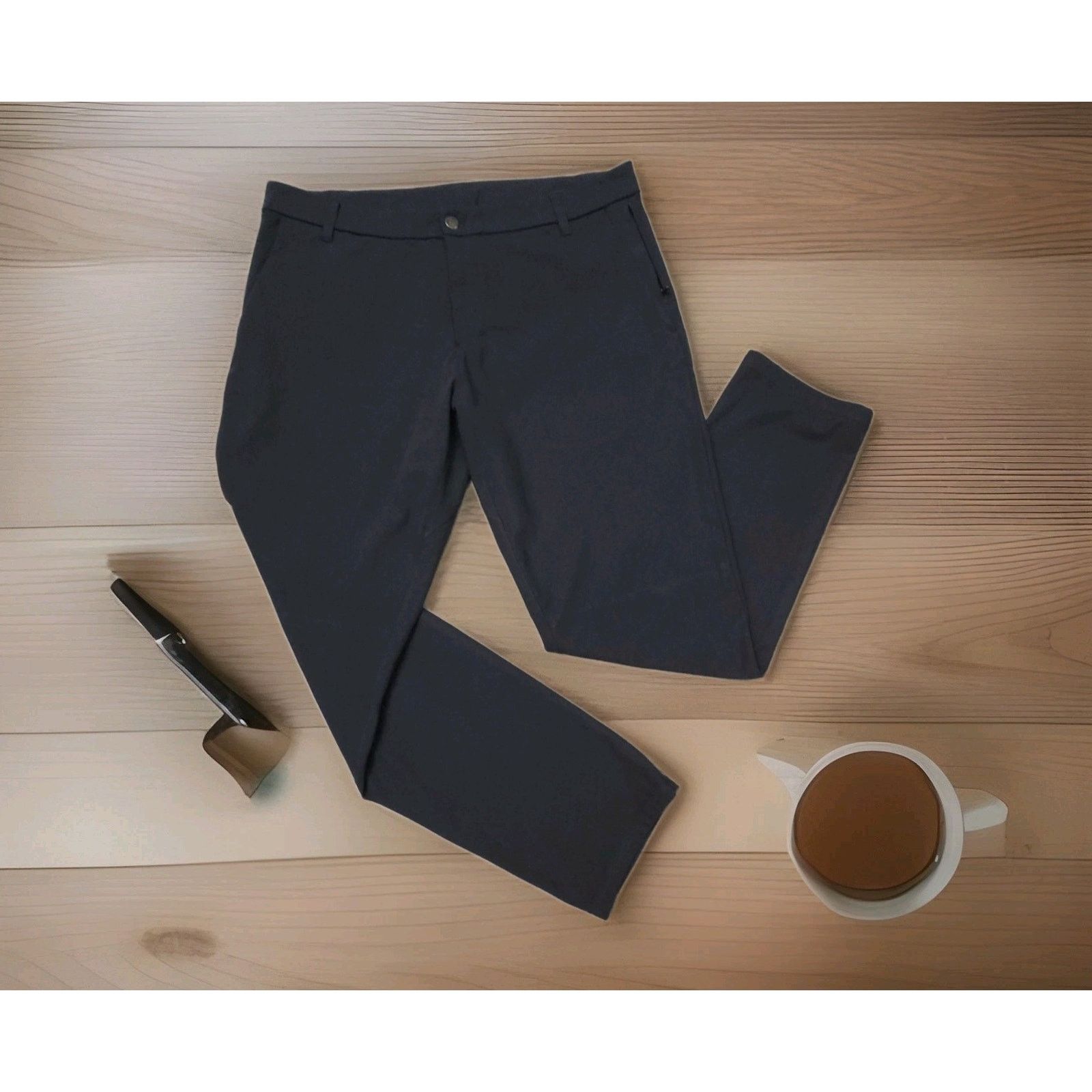 Lululemon Lululemon Men’s ABC 5 Pockets Chino Trouser Pant Bone 36×31 Size US 36 / EU 52 - 2 Thumbnail
