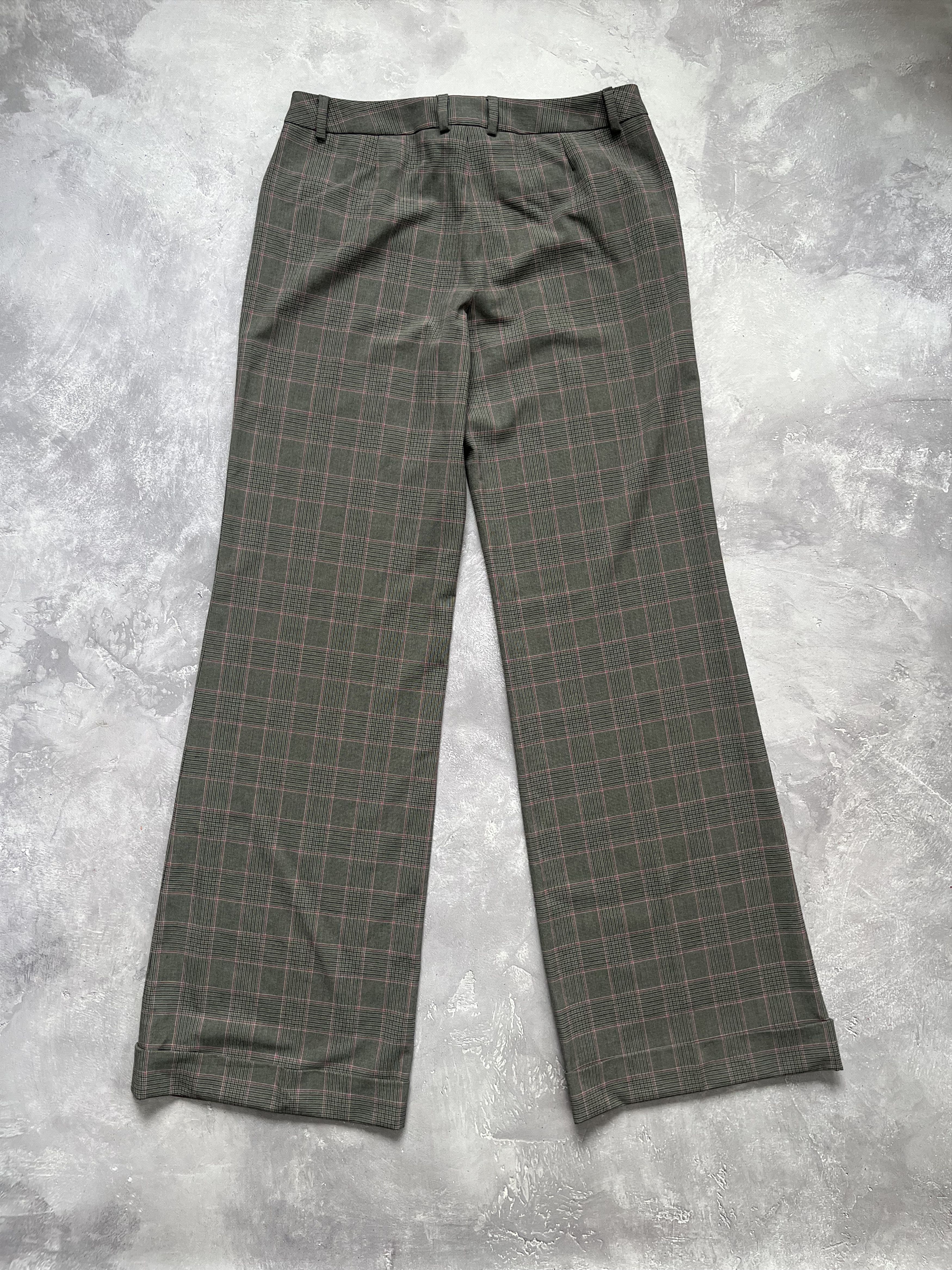 Dolce & Gabbana D&G Dolce & Gabbana Plaid Trousers Pants Viscose Wide Leg Size US 30 / EU 46 - 10 Thumbnail