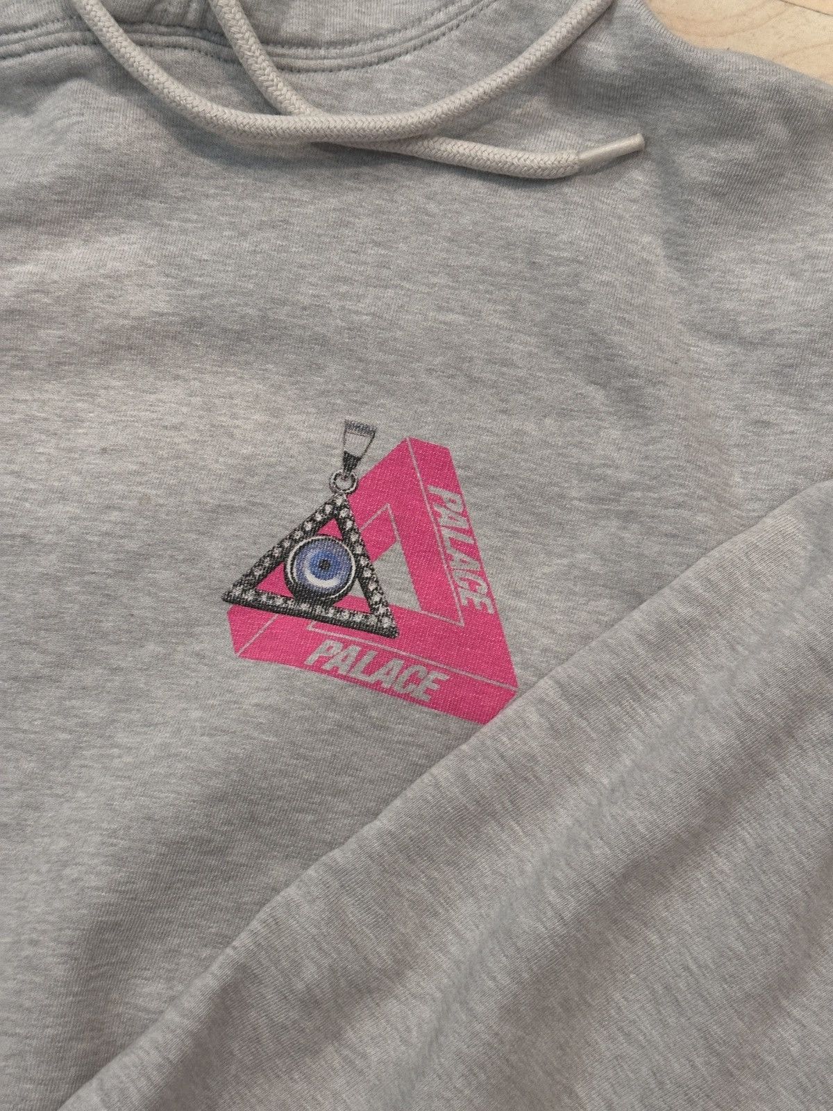 Palace Palace Triferg Hoodie Grey Pink Size US M / EU 48-50 / 2 - 3 Thumbnail