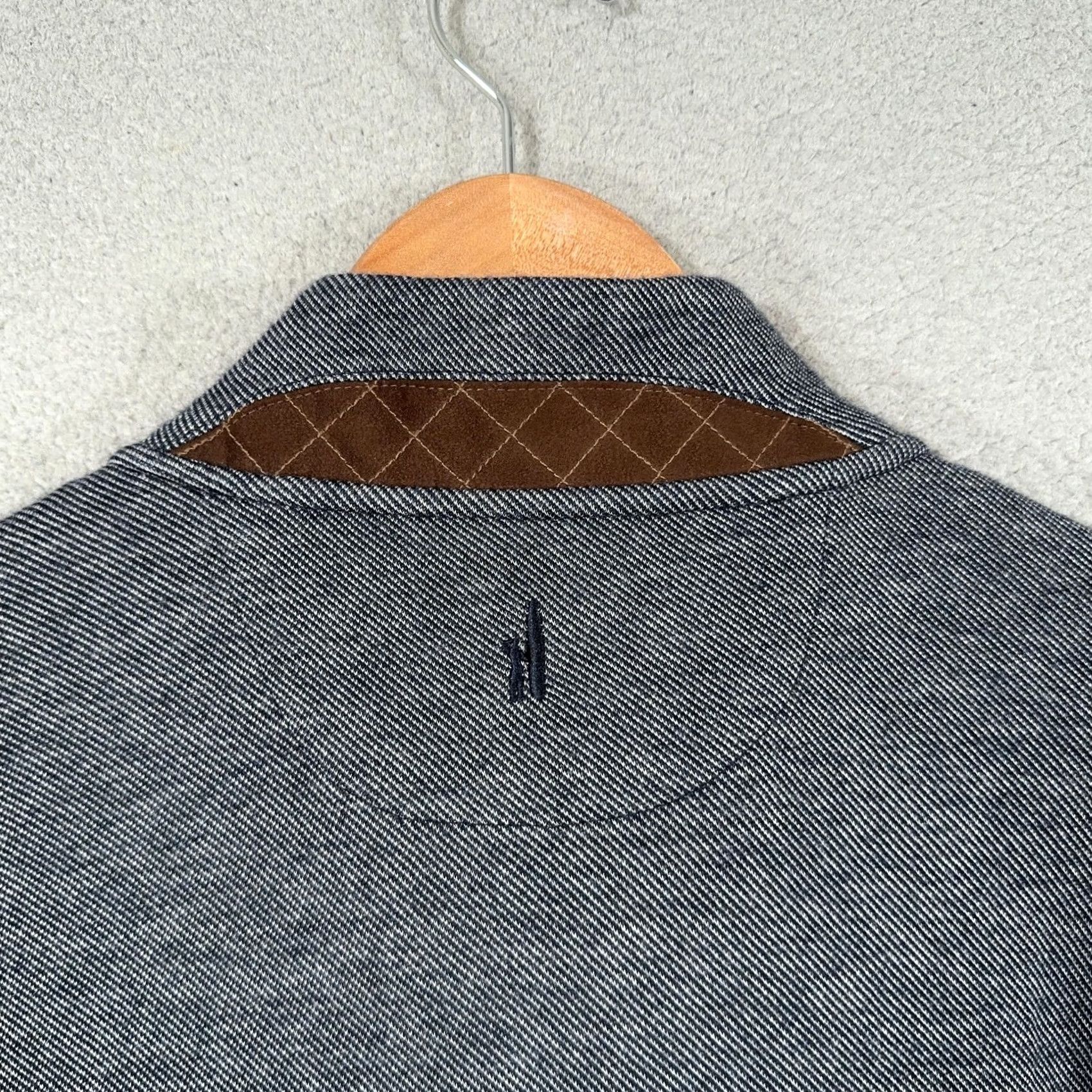 johnnie-O Johnnie-O Merino Wool Cashmere Sweater Mens 2XL Navy Mock Neck 1/4 Zip Pullover Size US XXL / EU 58 / 5 - 7 Thumbnail
