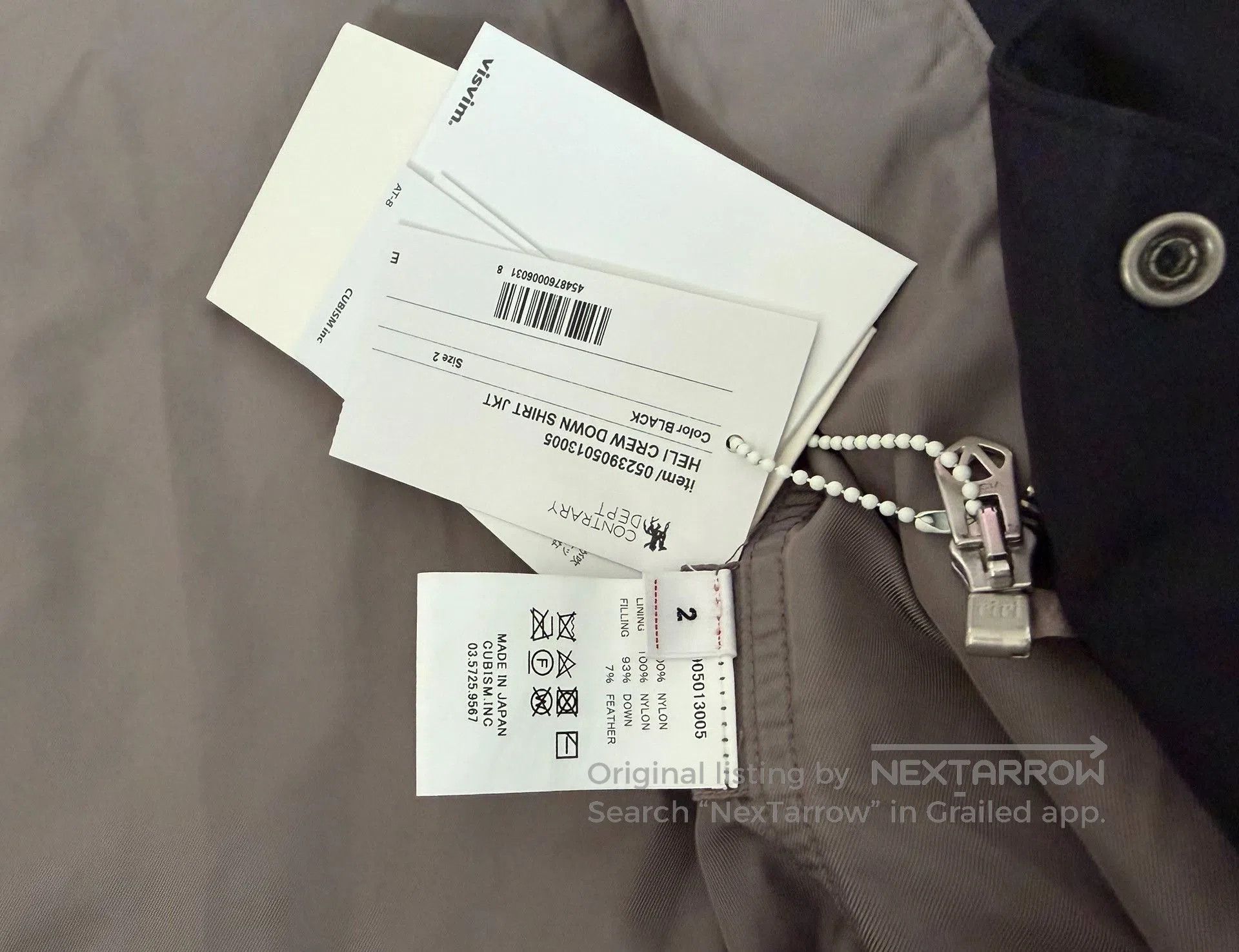 Visvim VISVIM 23AW Heli Crew Down Shirt Jkt. Size US M / EU 48-50 / 2 - 4 Thumbnail