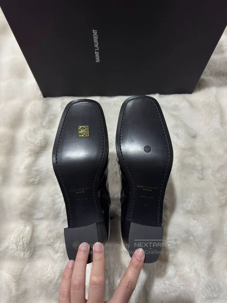 Saint Laurent Paris Saint Laurent Paris Black and Gold Men's Boots Size US 9 / EU 42 - 8 Thumbnail