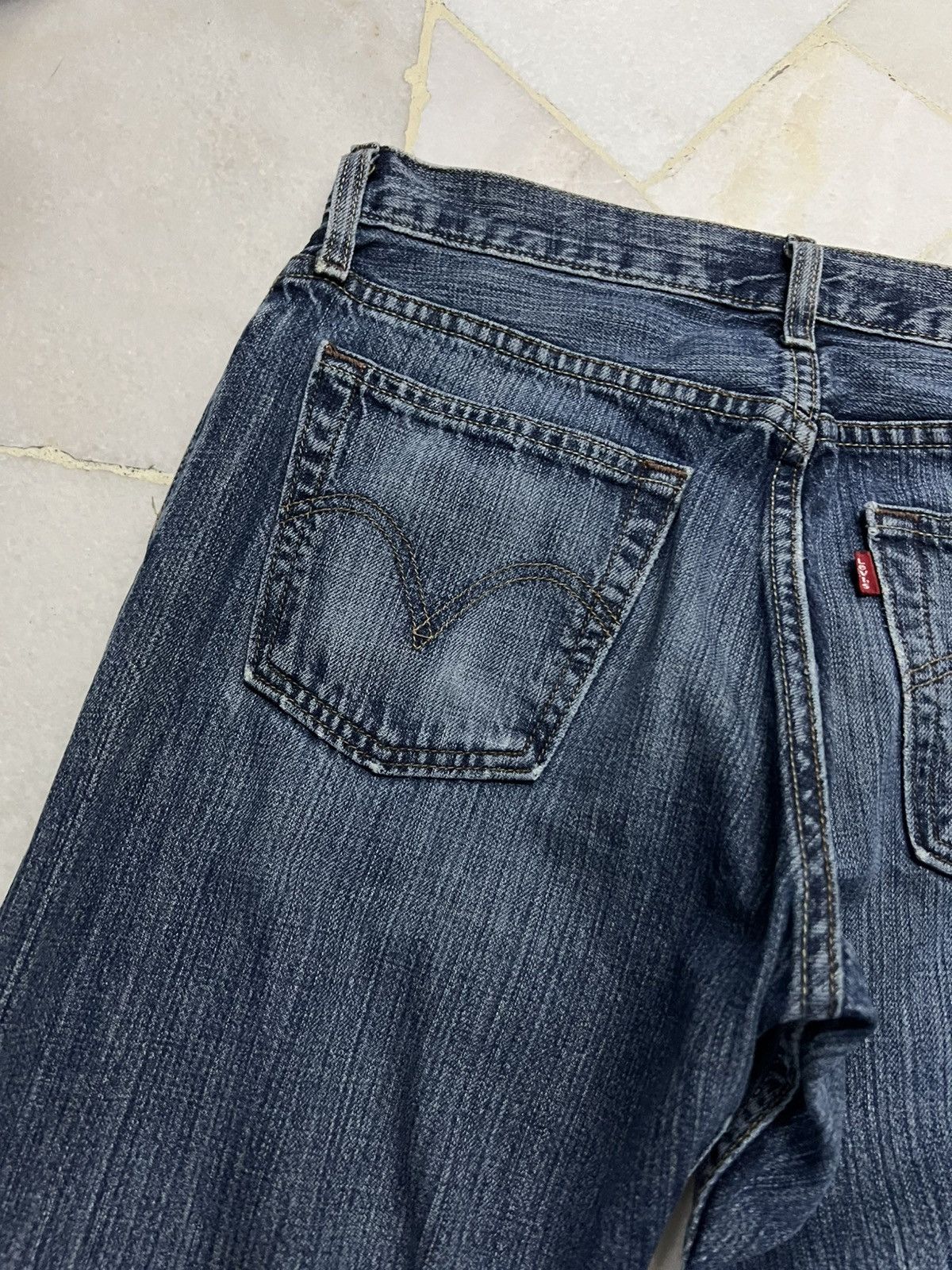 Levi's Vintage Levis 527 Distressed Bootcut Jean Size US 33 - 16 Thumbnail