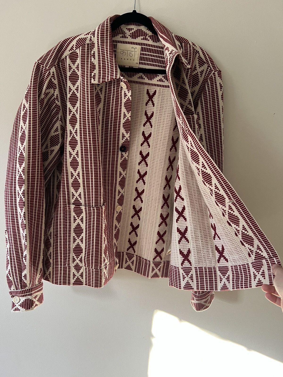 Kardo Bodhi Jacquard Cotton Jacket Size US XXL / EU 58 / 5 - 3 Thumbnail