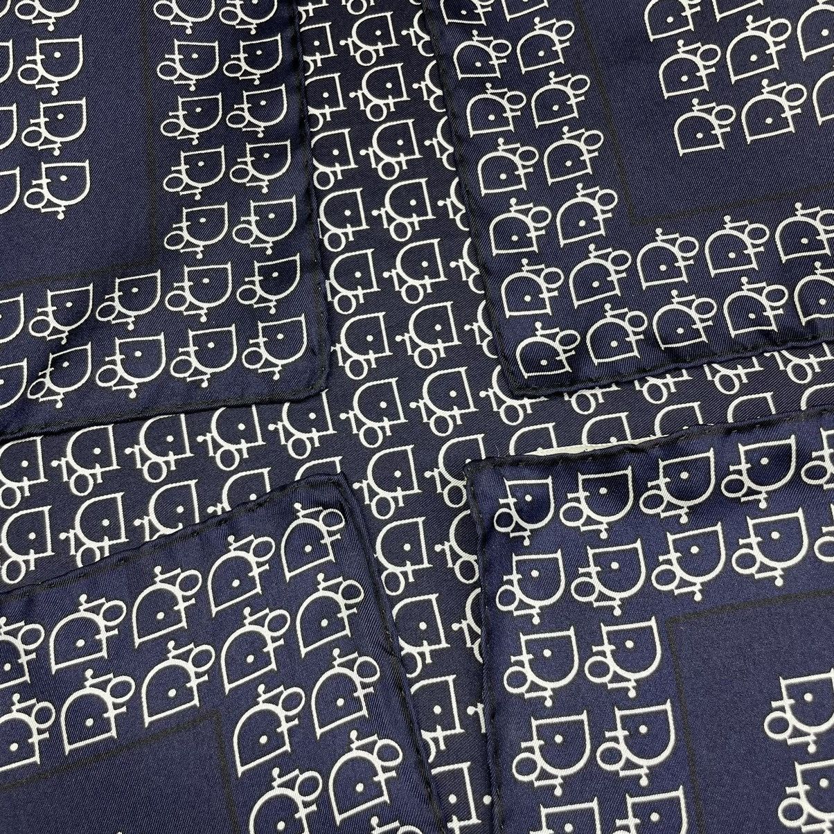 Christian Dior Monsieur Christian Dior Monogram Silk Scarf Size ONE SIZE - 11 Thumbnail