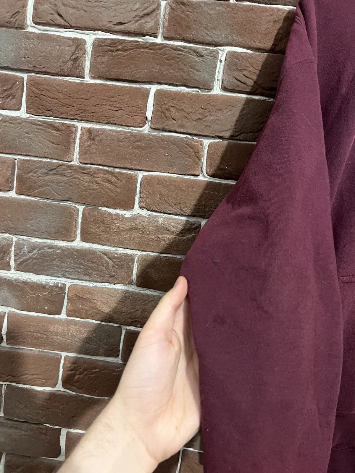 Pigalle Vintage Rare Pigalle Box Logo Burgundy Hoodie Og Streetwear Size US L / EU 52-54 / 3 - 3 Thumbnail