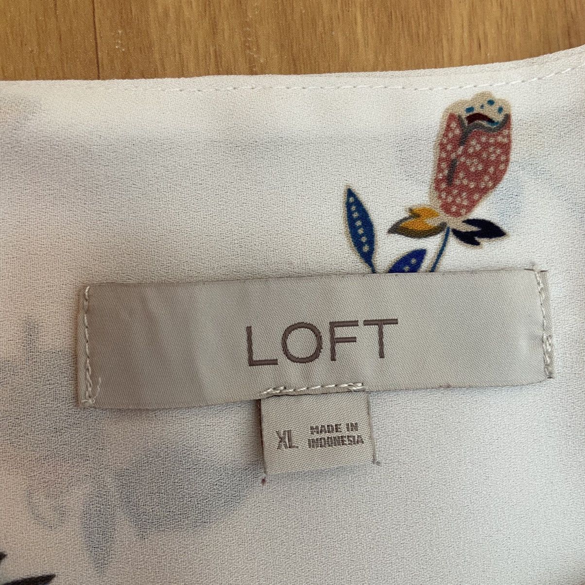 Loft LOFT Women’s Floral Blouse Size XL Size XL / US 12-14 / IT 48-50 - 6 Thumbnail