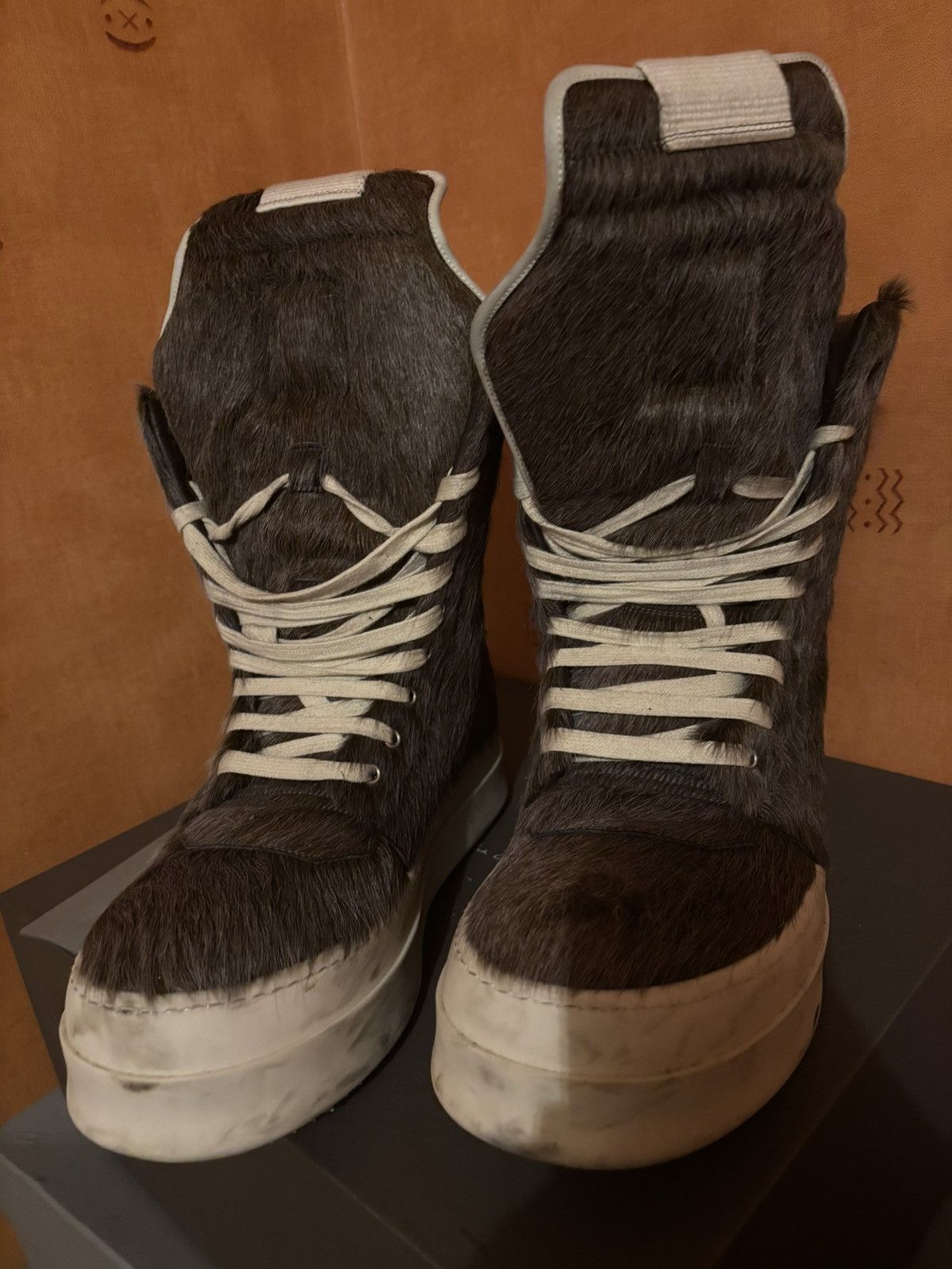 Rick owens Megageobasket Fur