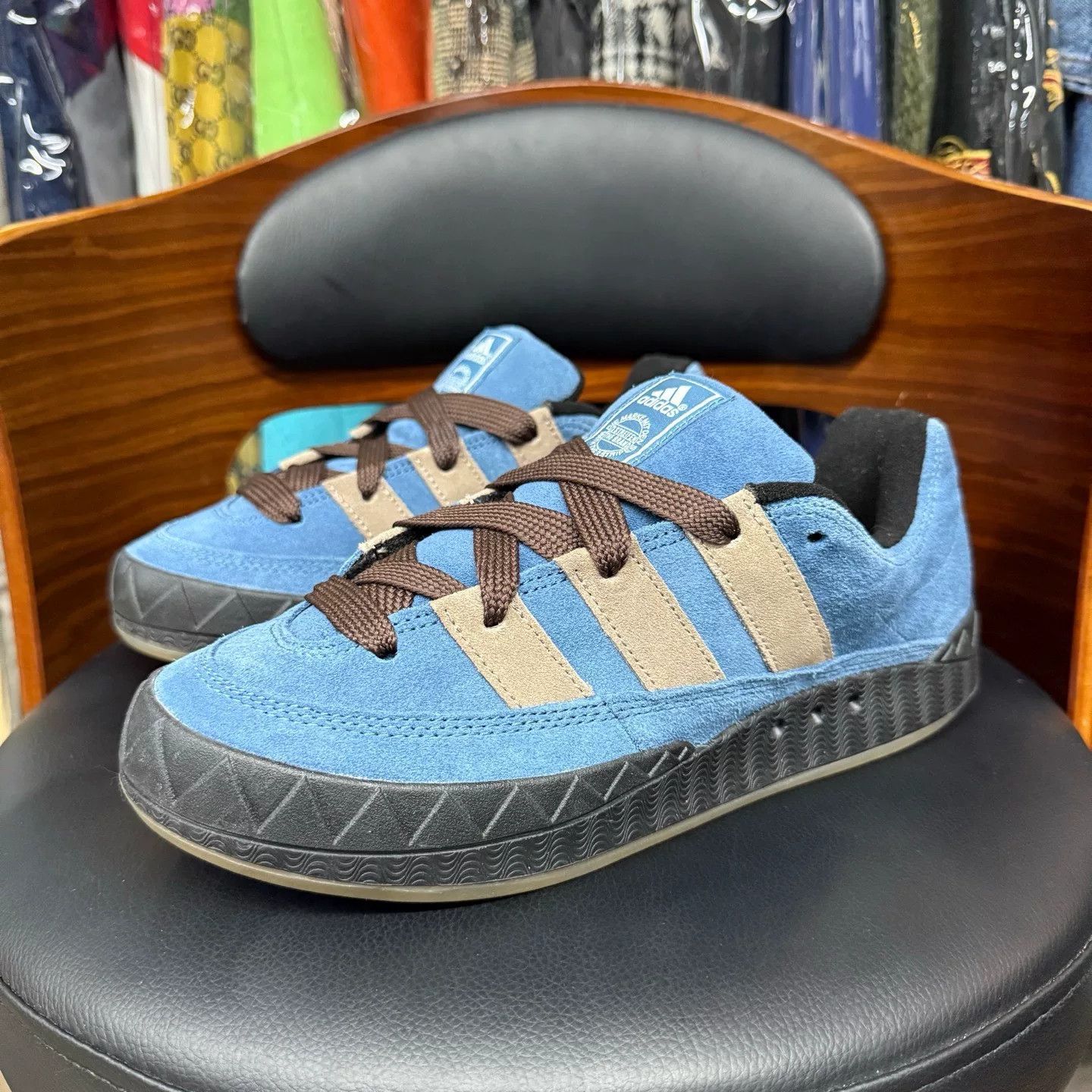 Adidas Adidas Brown Lowtop Sneakers 42 Men Size US 9 / EU 42 - 1 Thumbnail