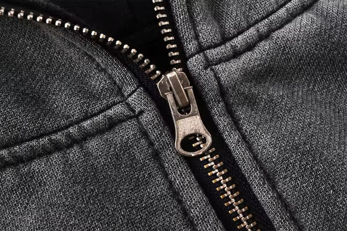 Designer × Vintage Streetwear Design Zipper Loose Hoodie Sweatshirt Size US M / EU 48-50 / 2 - 4 Thumbnail