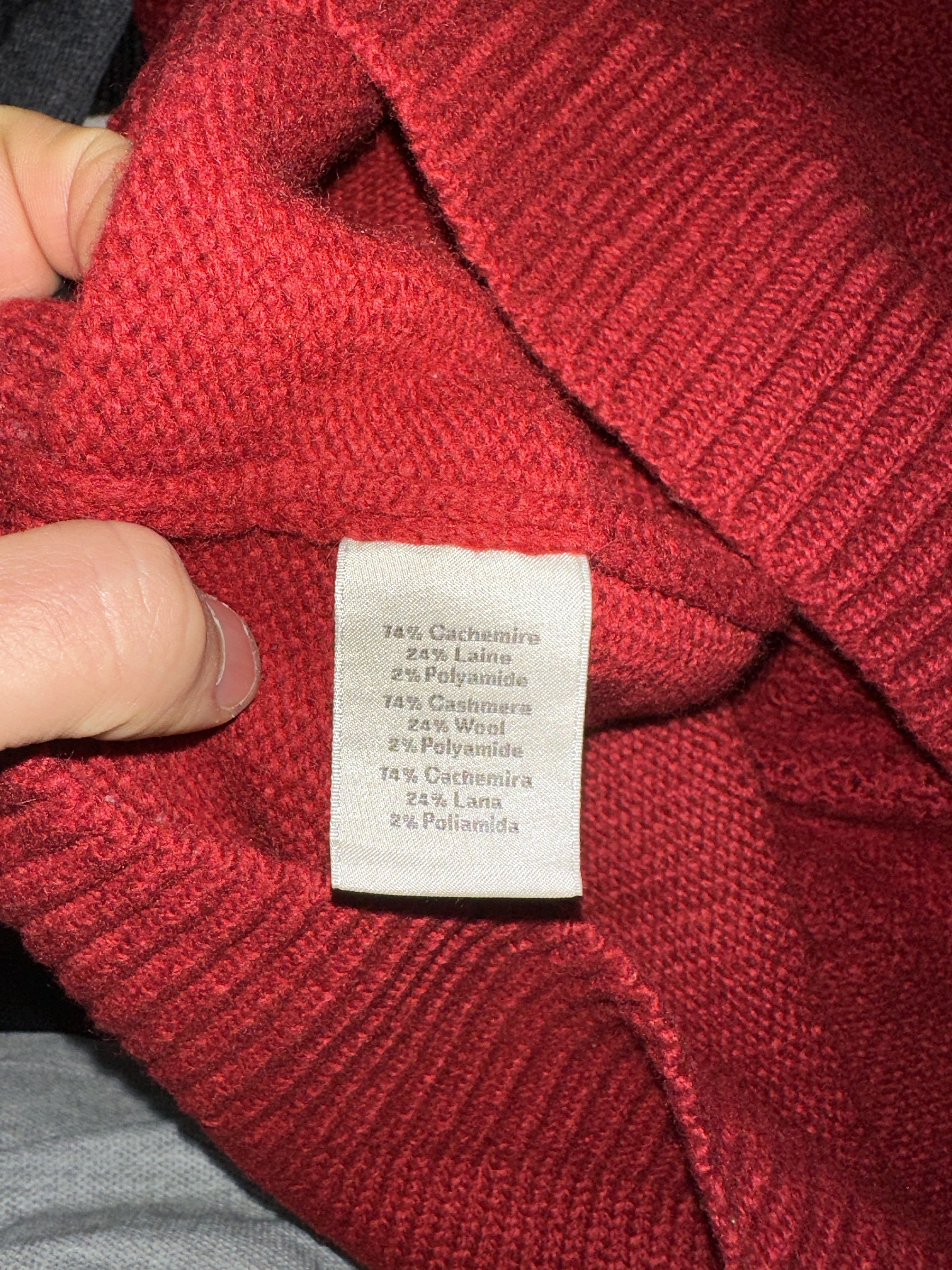 Hermes Rare Hermès Cashmere Blend Half-Zip Knit Sweater Size XL Size US XL / EU 56 / 4 - 12 Thumbnail