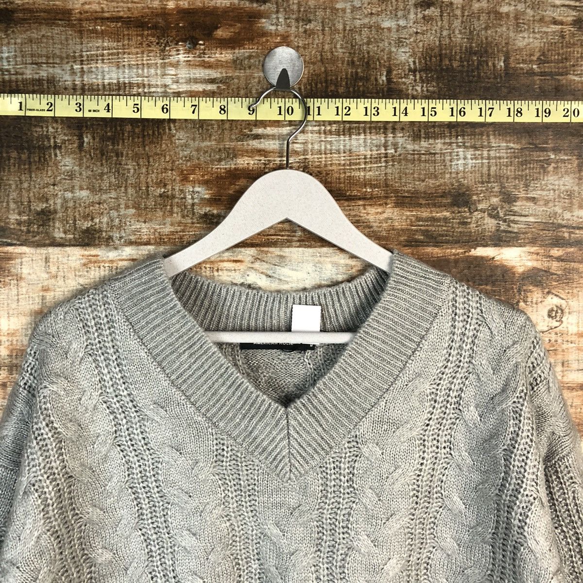 Homespun Knitwear × Japanese Brand America Holic Grey Knitwear #A1836 Size M / US 6-8 / IT 42-44 - 4 Thumbnail