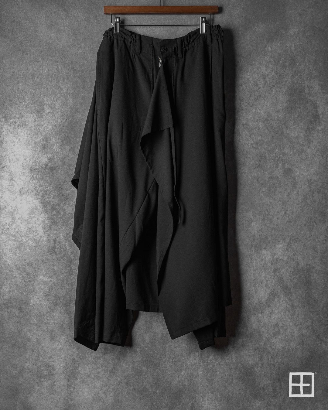 Ground Y × Yohji Yamamoto Ground Y T/W Gabardine Wrap Pants