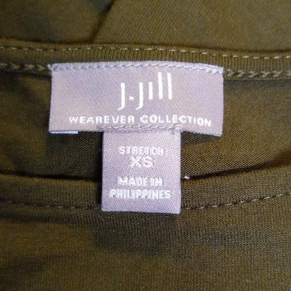 J. Jill J.Jill Wearever Collection XS Women's Olive Green Stretch To Size XS / US 0-2 / IT 36-38 - 2 Thumbnail