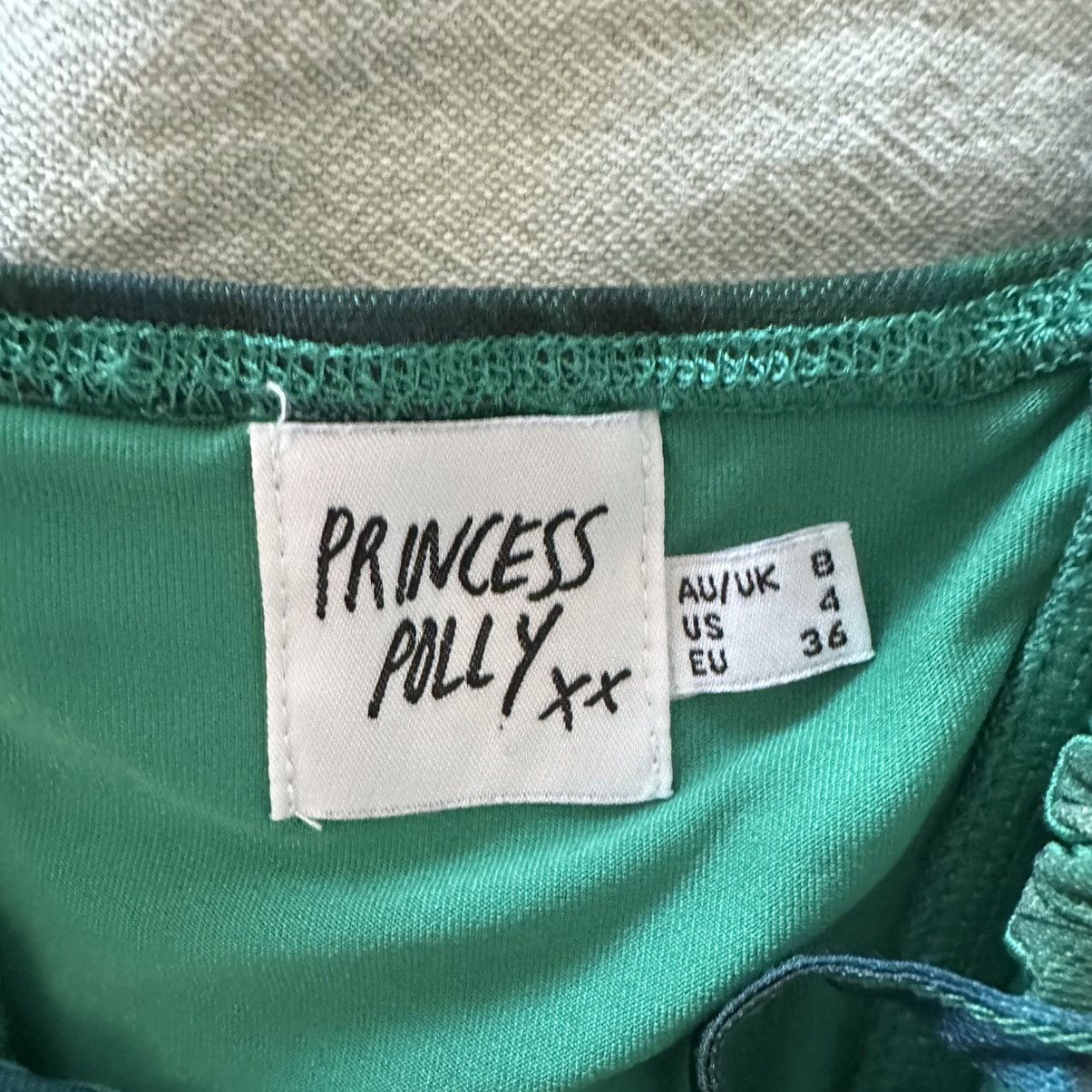 PRINCESS POLLY Princess Polly Sound Check Corset Mesh Bustier Crop Top Sz 4 Size S / US 4 / IT 40 - 3 Thumbnail
