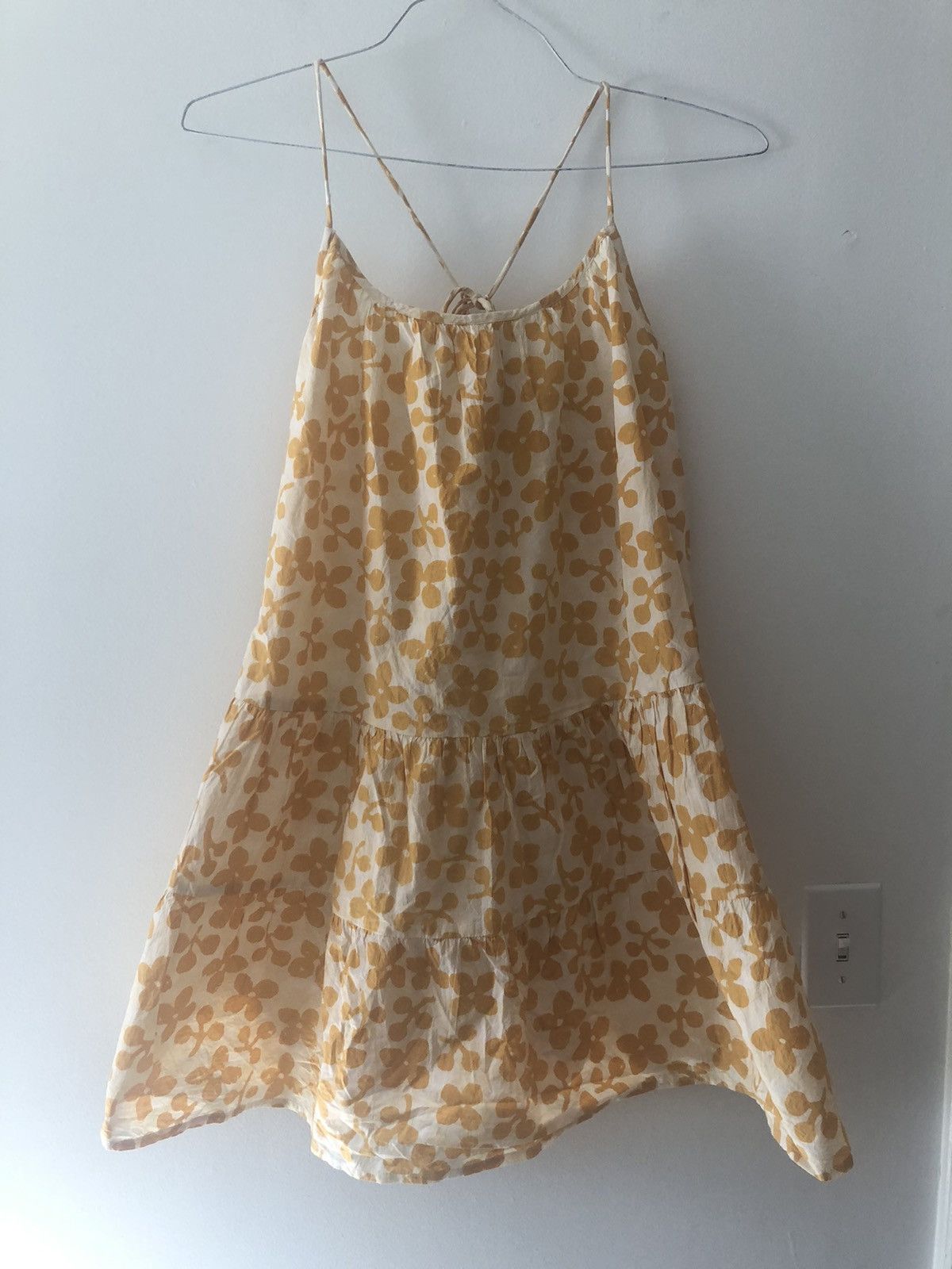 Apiece Apart Apiece Apart Biba Mini Dress in Resist Floral Cream Medium Size M / US 6-8 / IT 42-44 - 1 Thumbnail