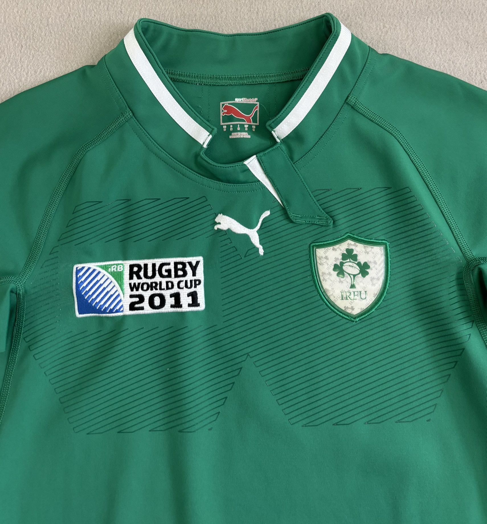 Puma Ireland Rugby 2011 Puma Player Issue Shirt Medium Size US M / EU 48-50 / 2 - 6 Thumbnail