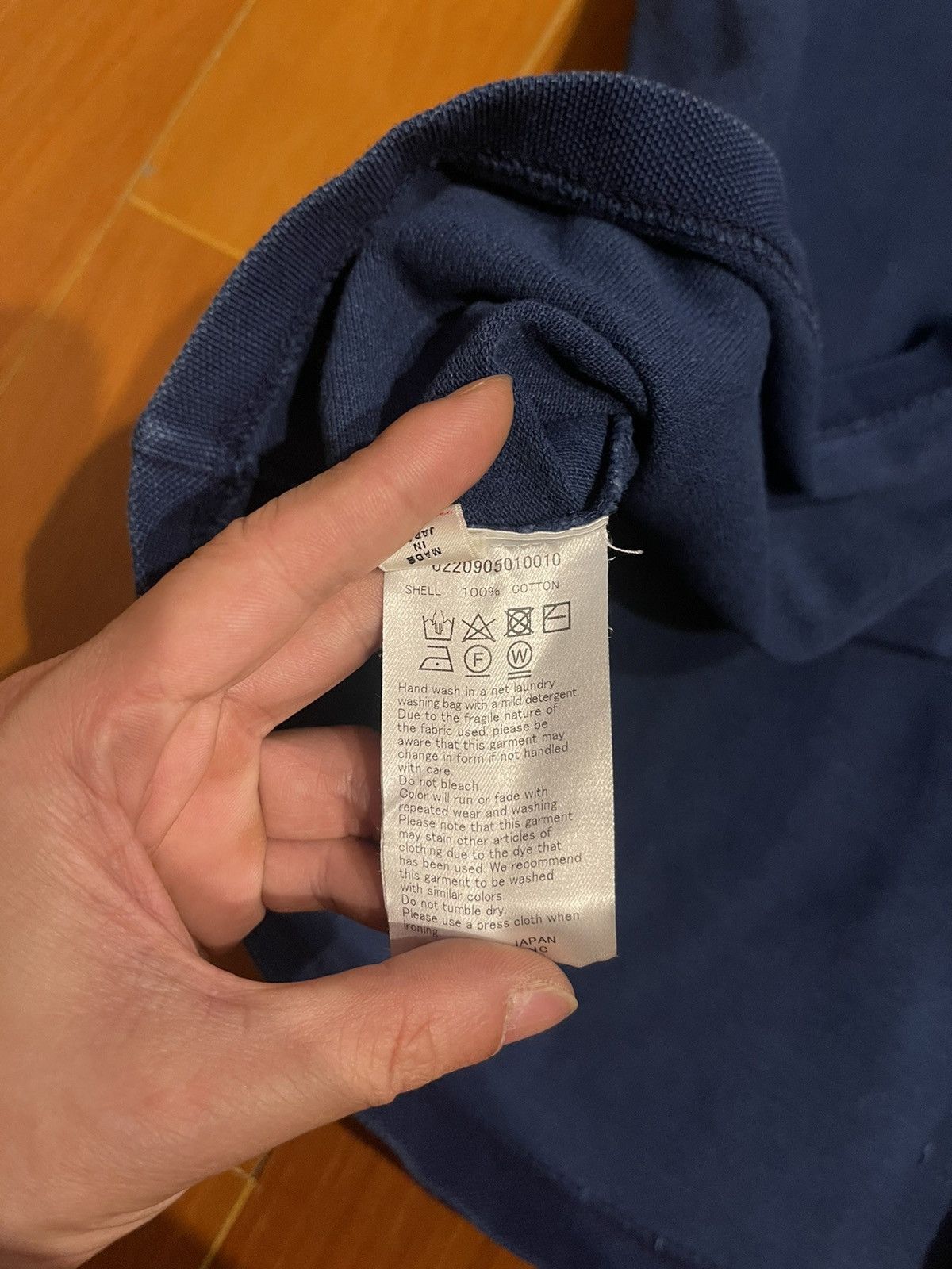 Visvim visvim 20ss ict weller polo dk indigo size 1 Size US S / EU 44-46 / 1 - 5 Thumbnail