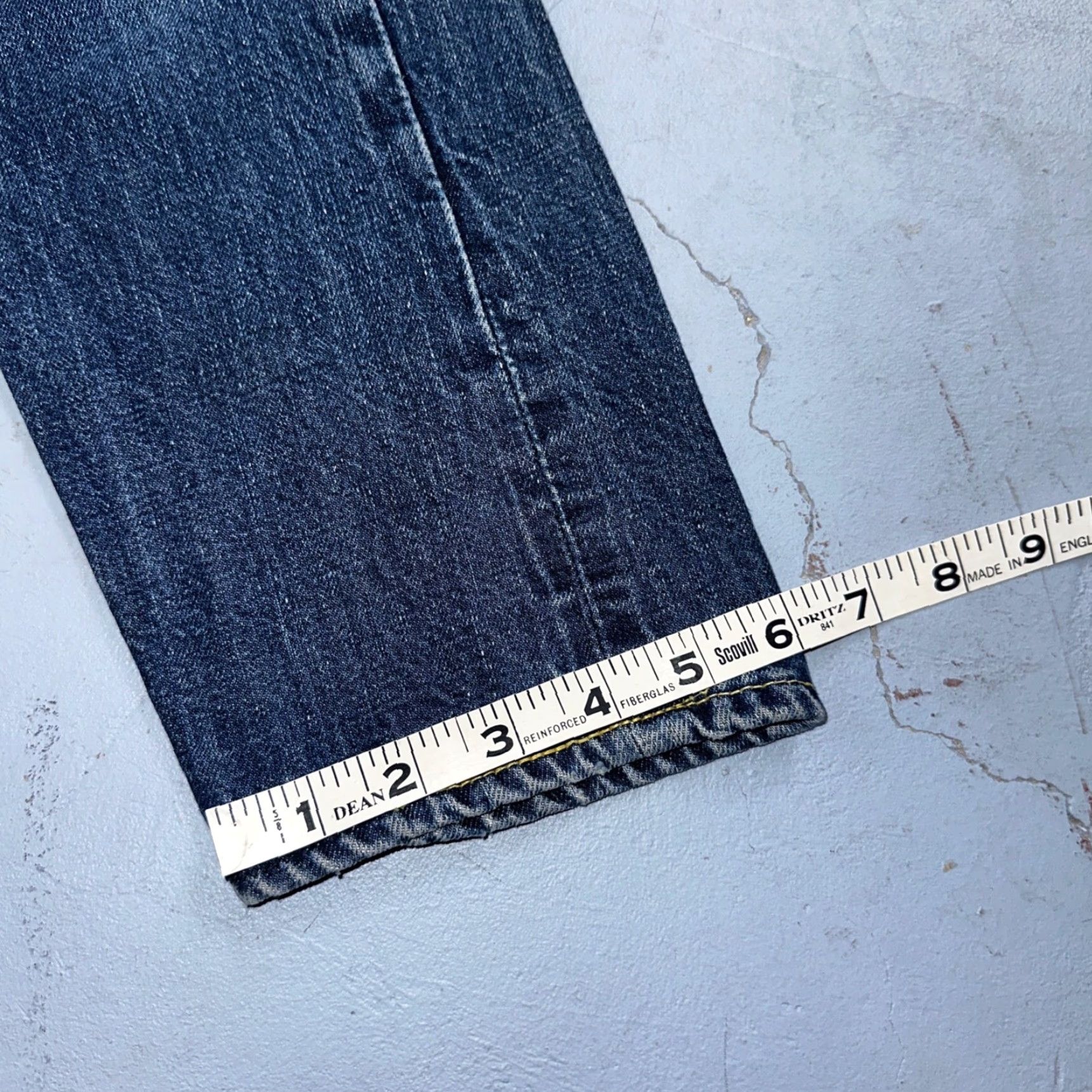 Levi's VINTAGE Levi's 501 XX Jeans Men 27 X26 Blue Denim Cotton Button Fly USA 60s 70s 60s Straight Slim Fit Size US 27 - 6 Thumbnail